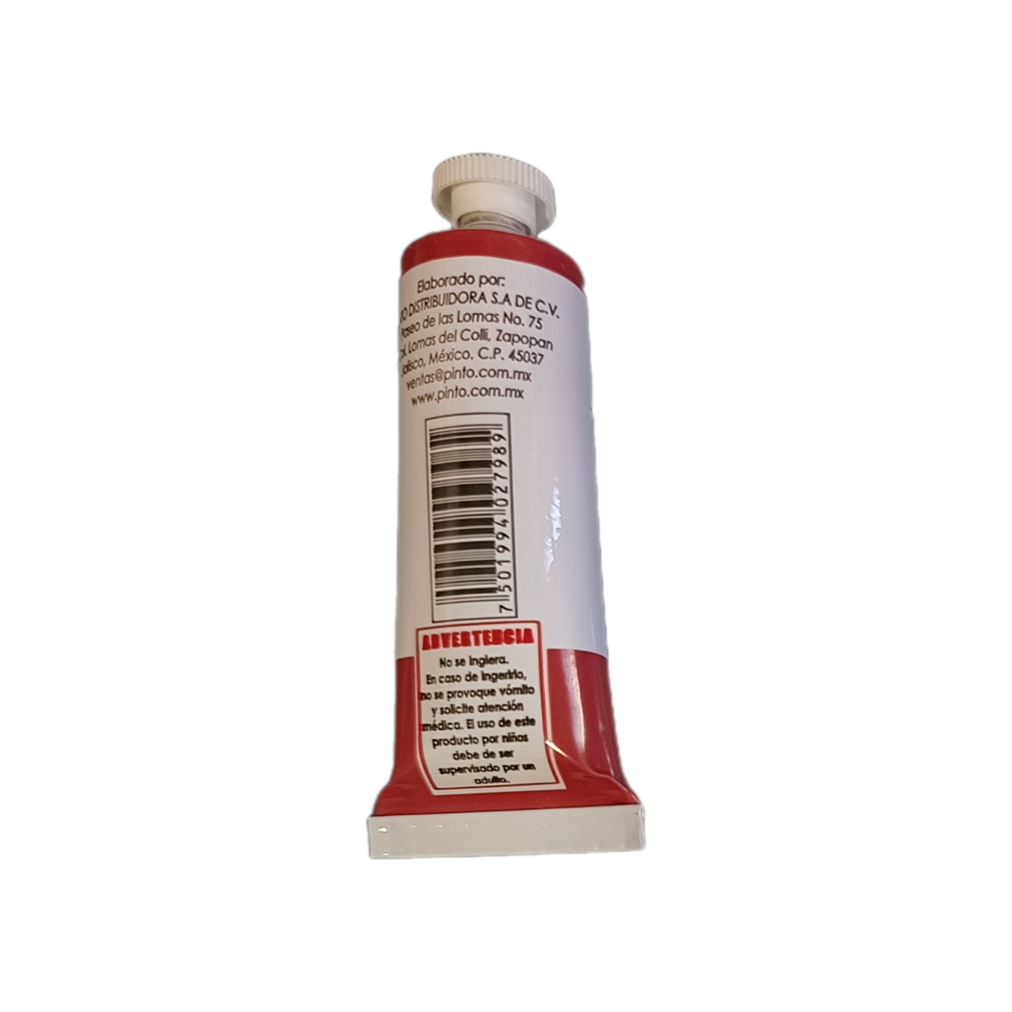 Color Rojo Oxido 556, Tubo de oleo de 37 ml Marca Pinto, serie ACADEMIA