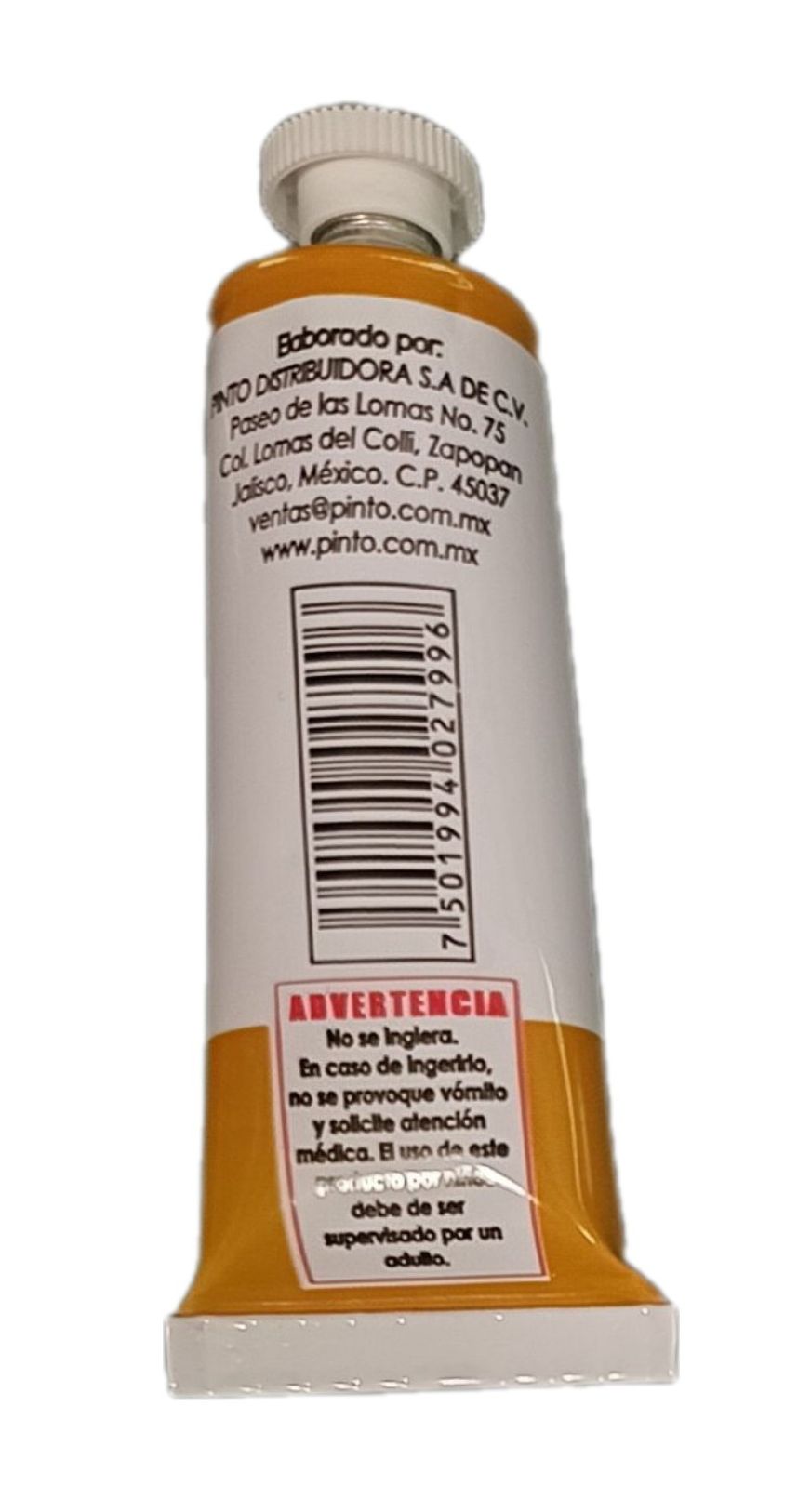 Color Amarillo Oxido Transparente 557, Tubo de oleo de 37 ml Marca Pinto, serie ACADEMIA