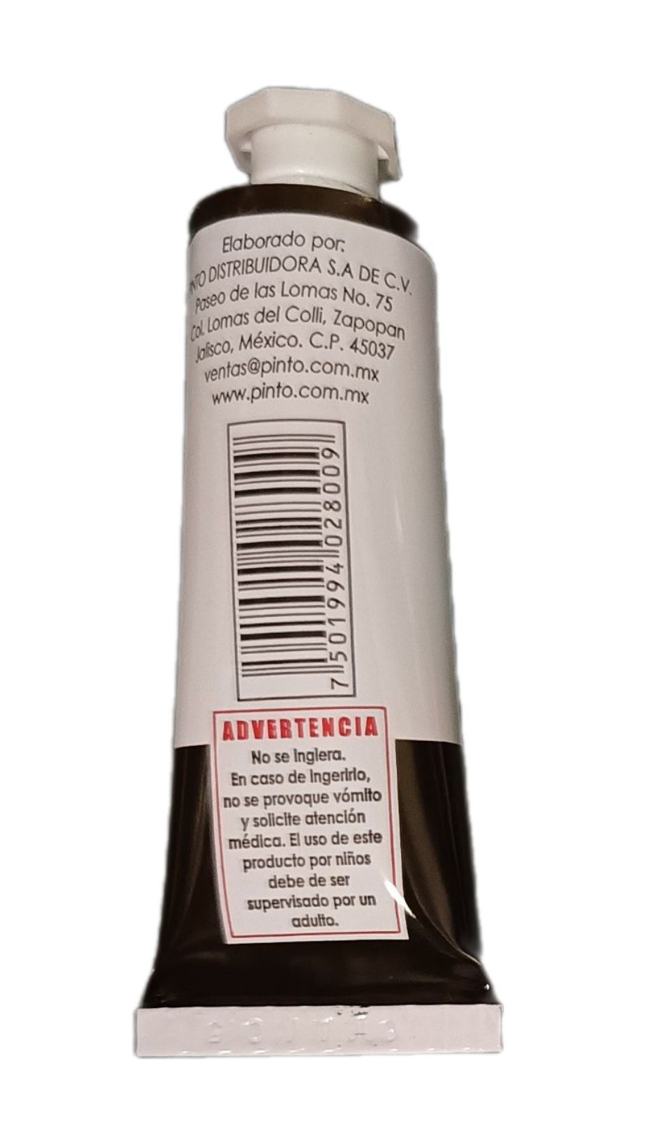 Color Sombra Natural 561, Tubo de oleo de 37 ml Marca Pinto, serie ACADEMIA