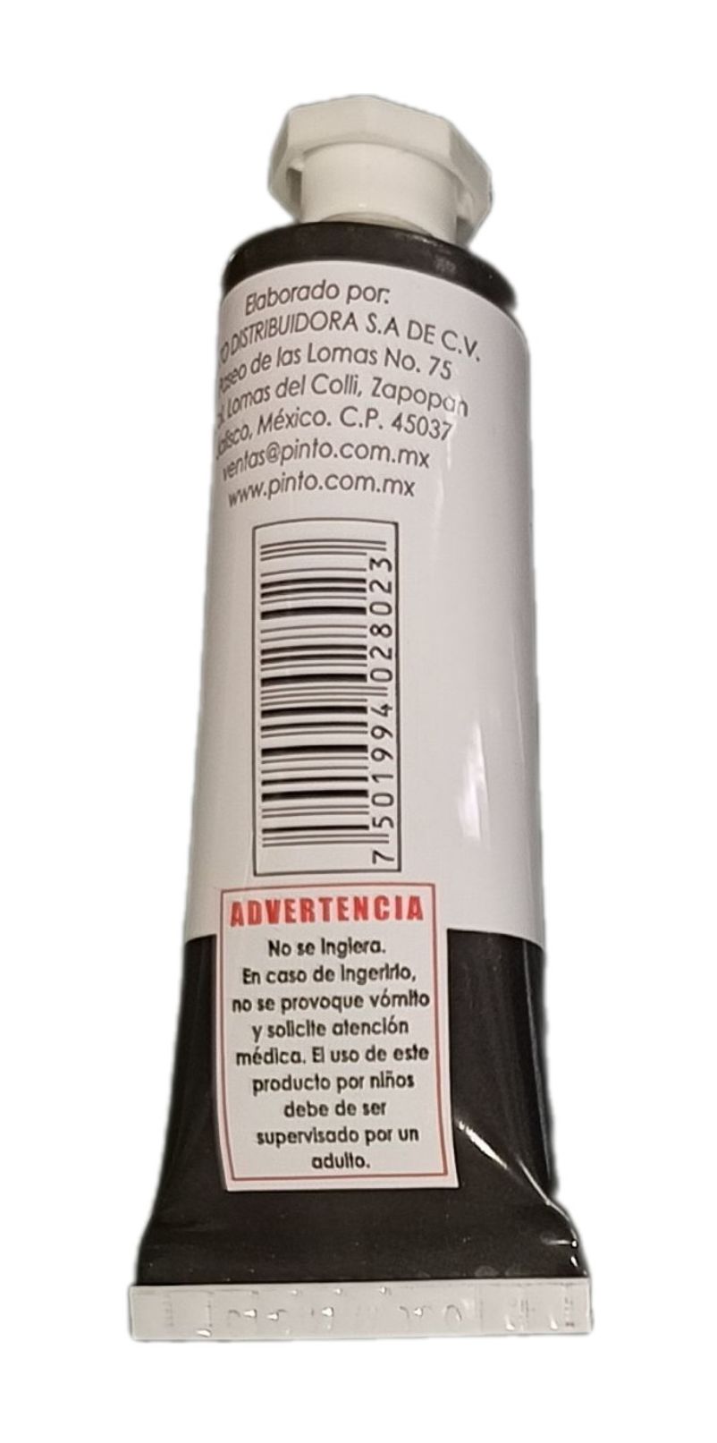 Color Negro de Marfil 563, Tubo de oleo de 37 ml Marca Pinto, serie ACADEMIA