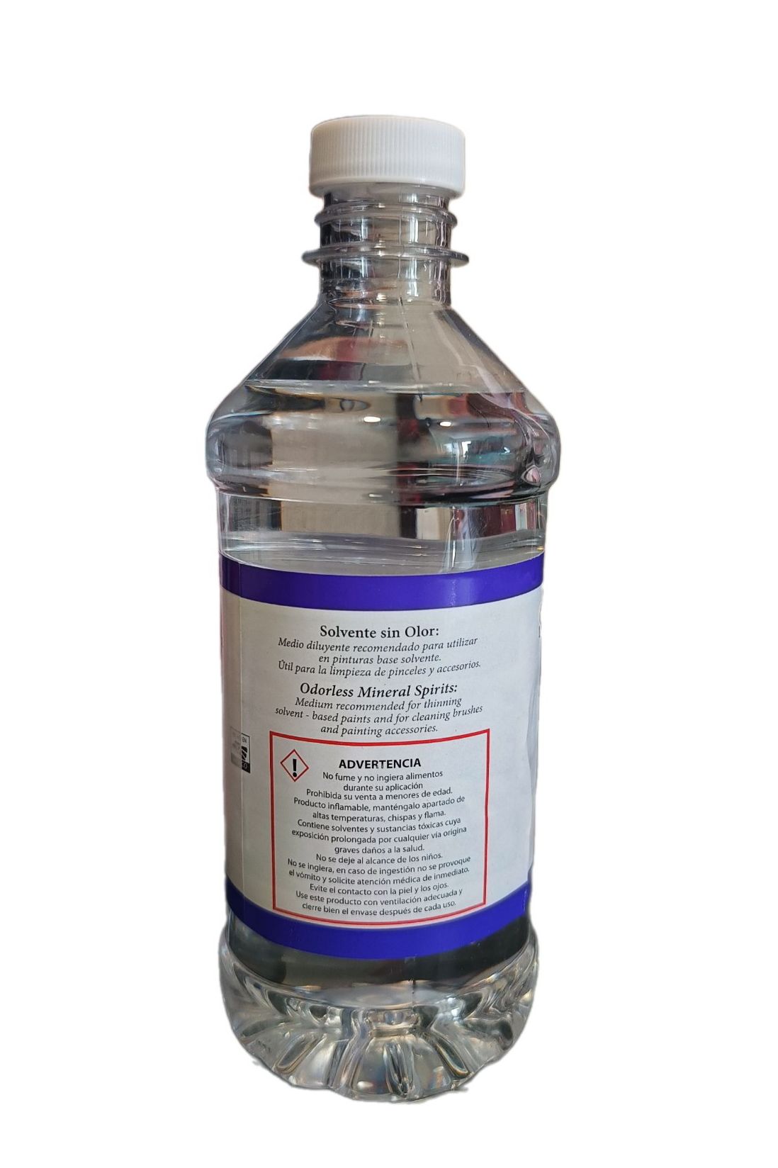 Solvente sin olor para pintura al oleo Marca Pinto, 500 ml de capacidad