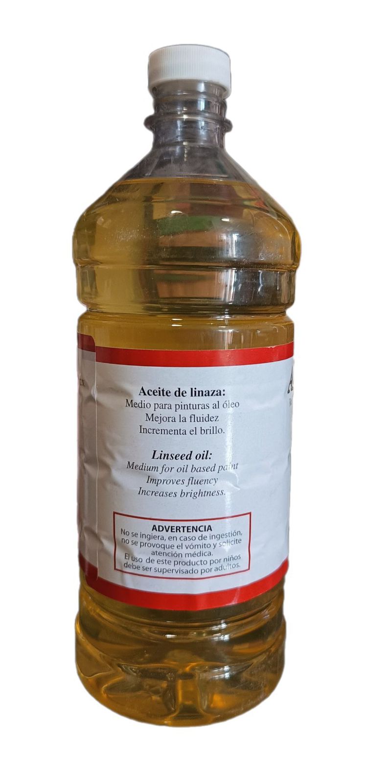 Aceite de Linaza refinado Marca Pinto, 1 litro de capacidad