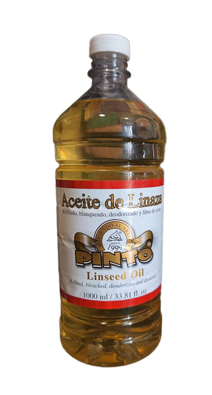 Aceite de Linaza refinado Marca Pinto, 1 litro de capacidad