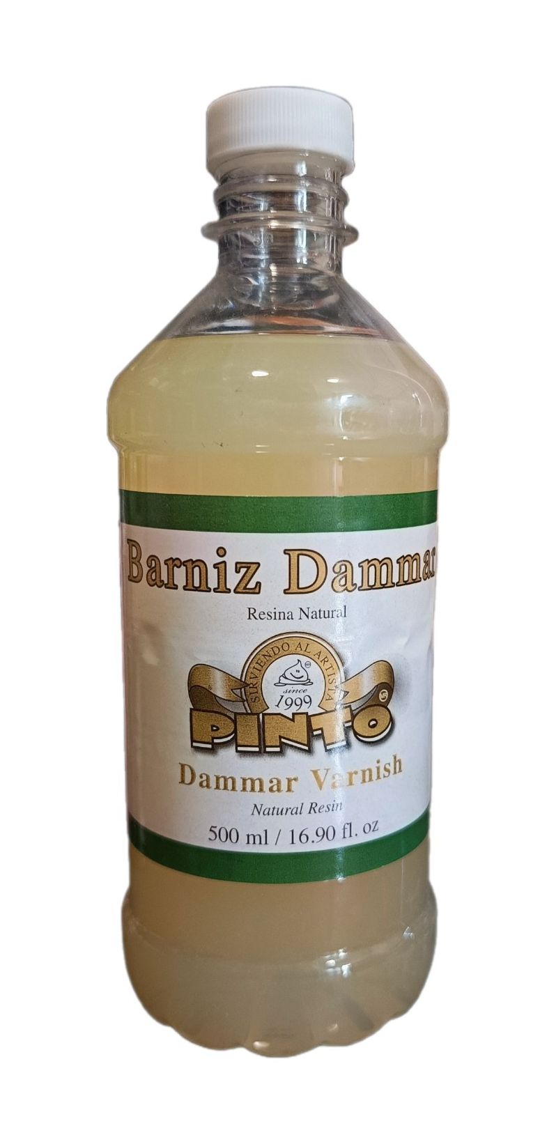 Barniz Dammar Marca Pinto, 500 ml de capacidad