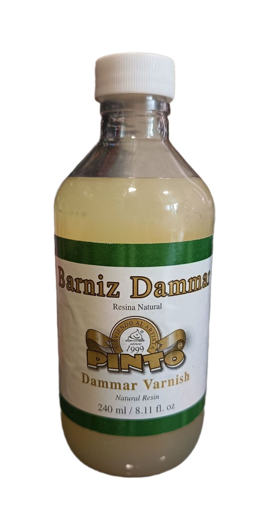 Barniz Dammar Marca Pinto, 240 ml de capacidad