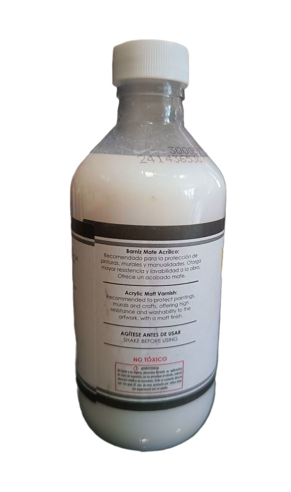 Barniz Mate para pintura acrilica Marca Pinto, 240 ml de capacidad