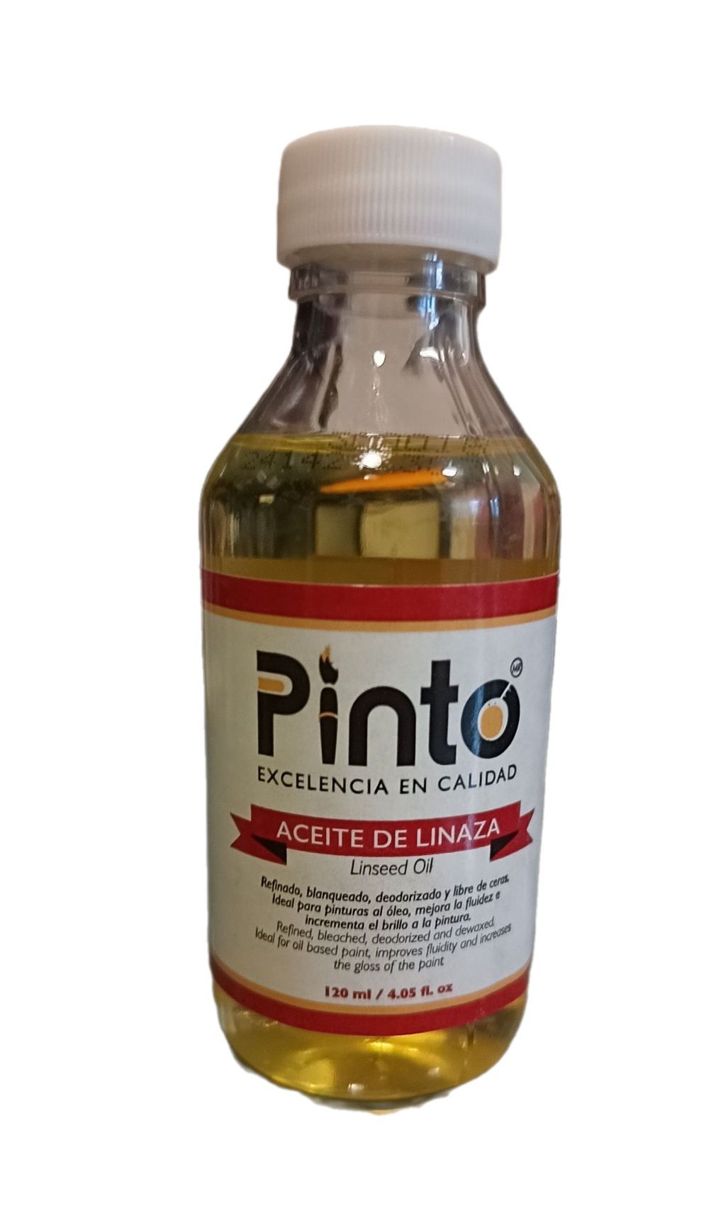 Aceite de Linaza refinado Marca Pinto, 120 ml de capacidad