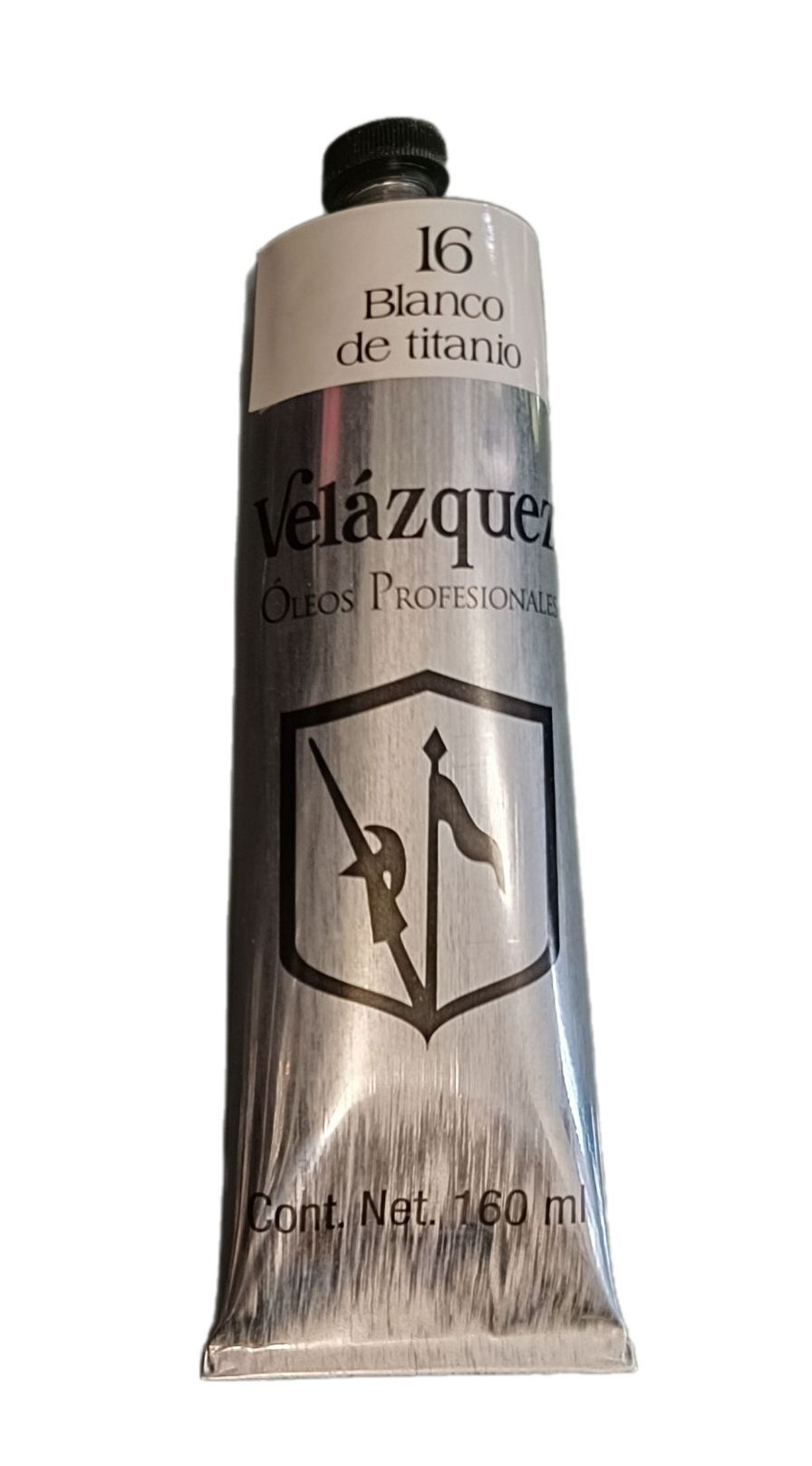 Velazquez, Oleos profesionales, alta calidad, No.16 Blanco de titanio, tubo de 160 ml, 58 opciones de color