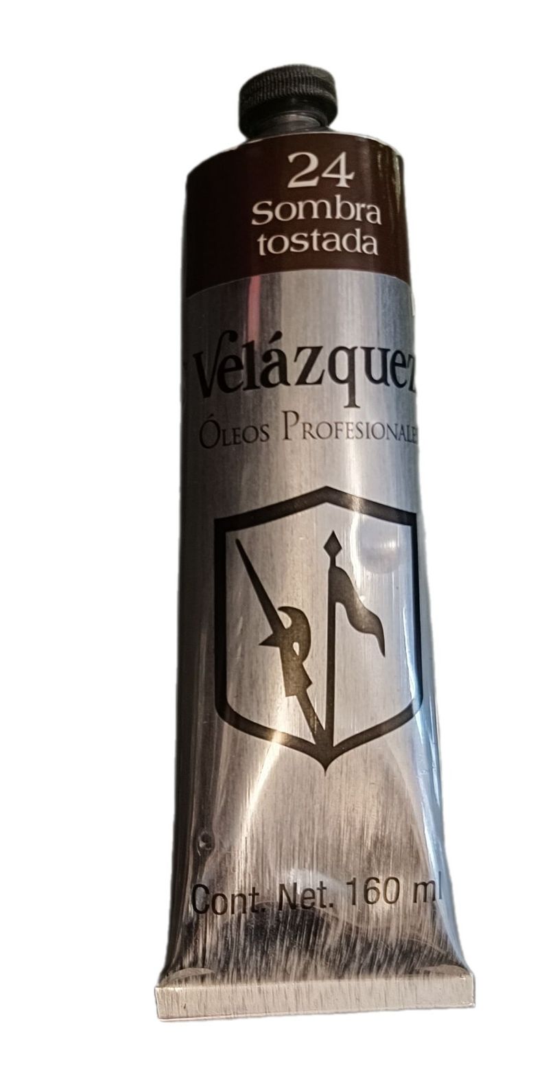 Velazquez, Oleos profesionales, alta calidad, No.24 Sombra tostada, tubo de 160 ml, 58 opciones de color