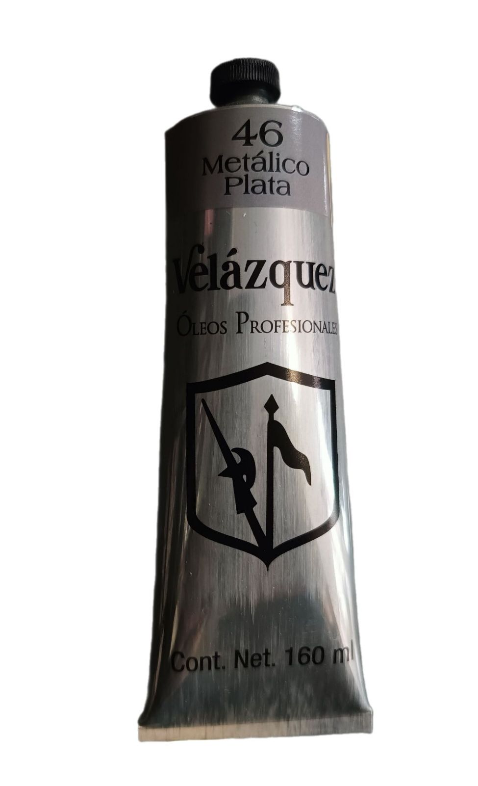 Velazquez, Oleos profesionales, alta calidad, No.46 Metálico plata, tubo de 160 ml, 58 opciones de color