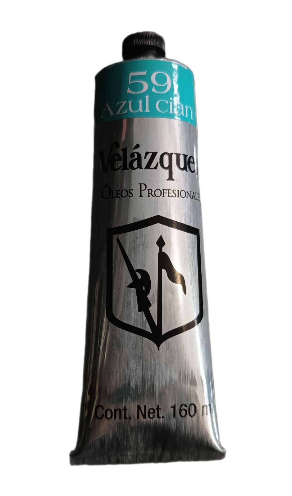 Velazquez, Oleos profesionales, alta calidad, No.55 Azul Cyan, tubo de 160 ml, 58 opciones de color