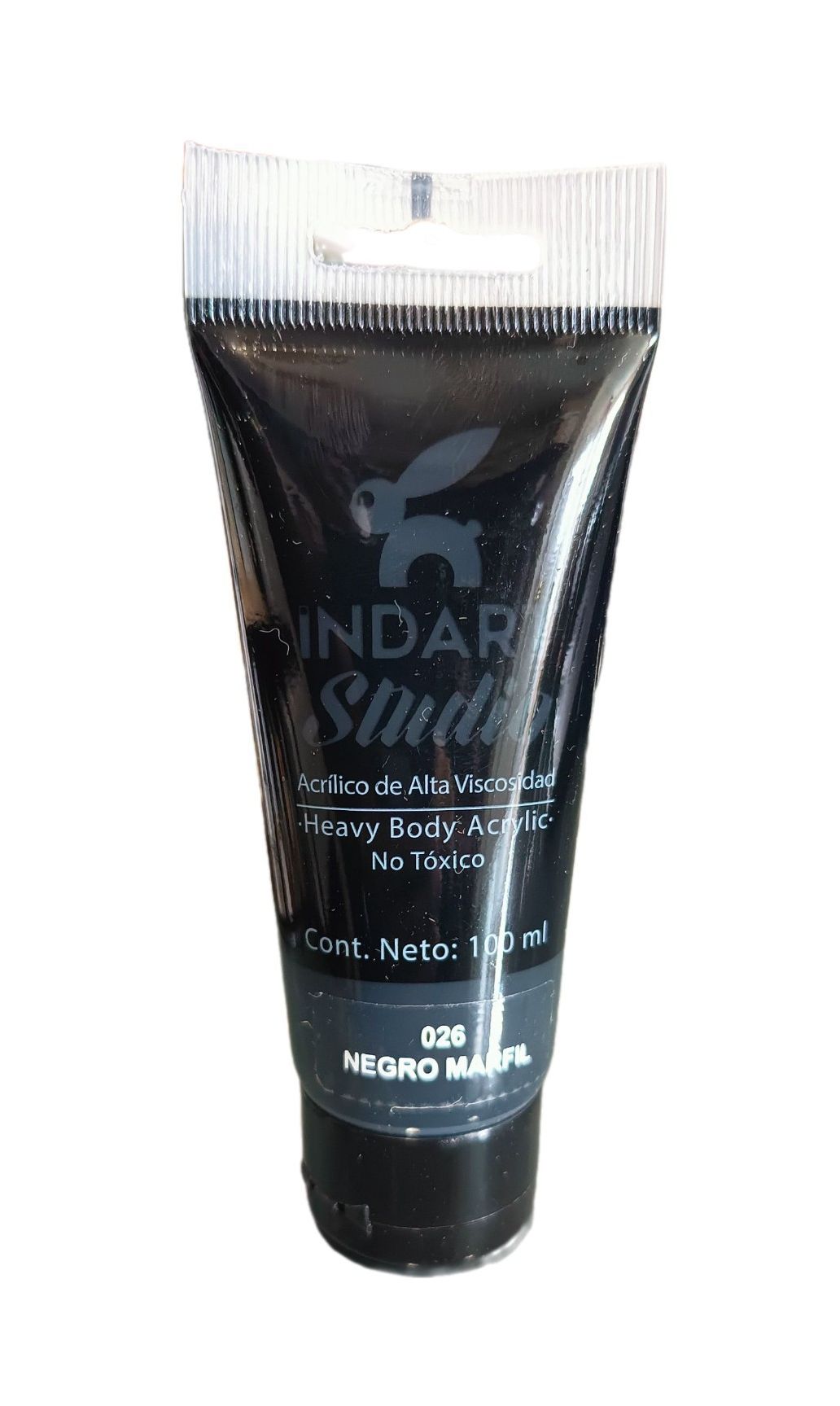 INDART Studio, Set de Colores acrilicos basicos, Color Acrilico de alta Viscosidad de 100 ml de capacidad cada tubo