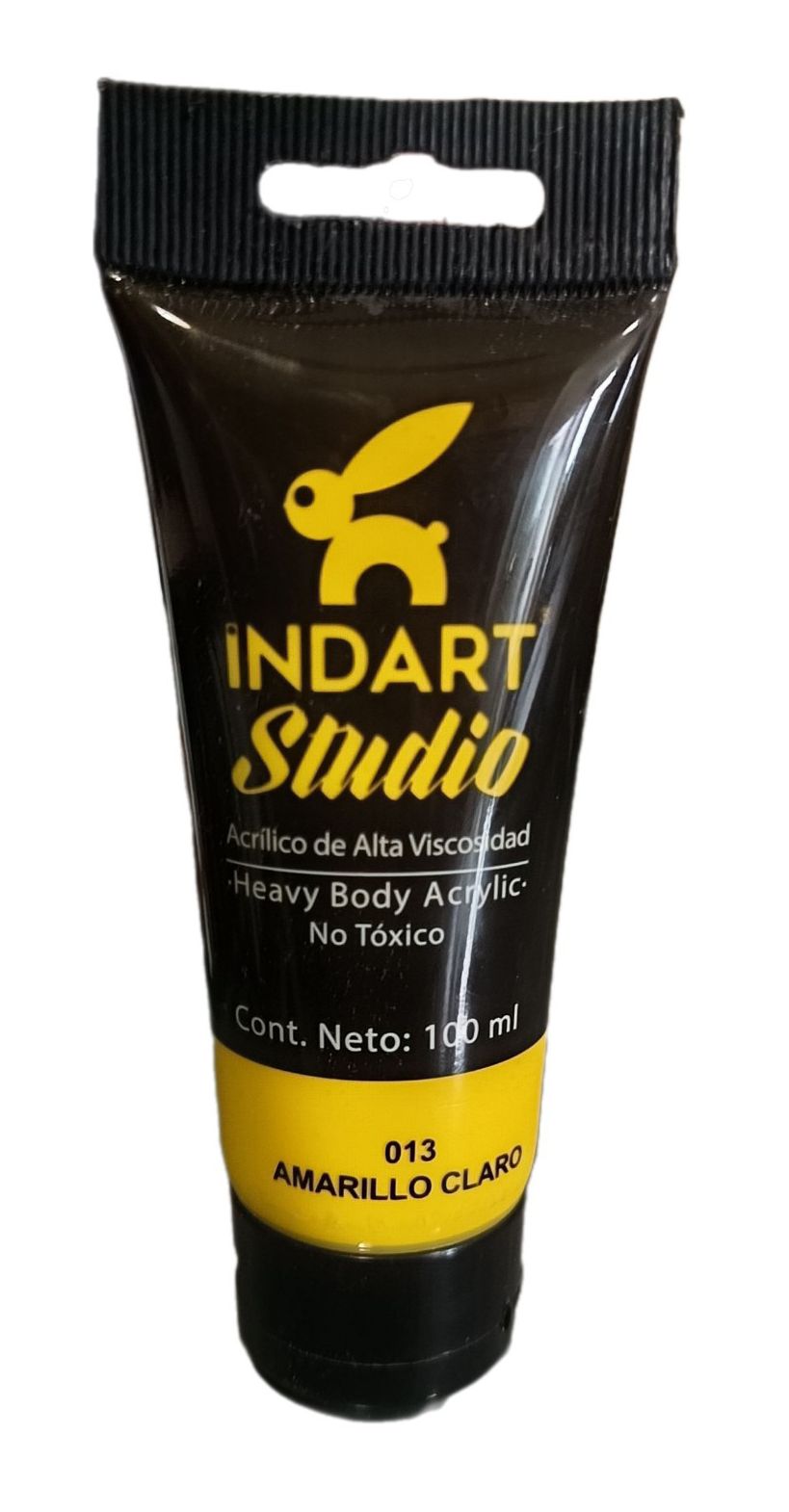 INDART Studio, Set de Colores acrilicos basicos, Color Acrilico de alta Viscosidad de 100 ml de capacidad cada tubo