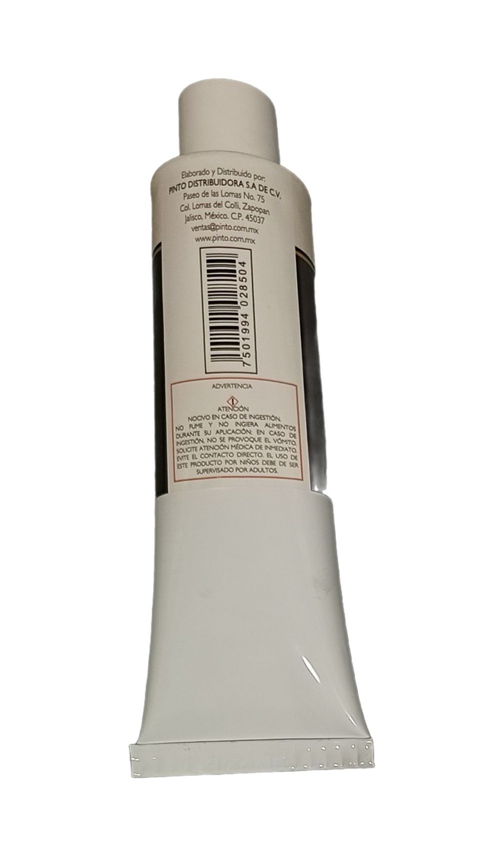 Color Blanco de titanio no. 501, Tubo de oleo de 150 ml Marca Pinto, serie ACADEMIA