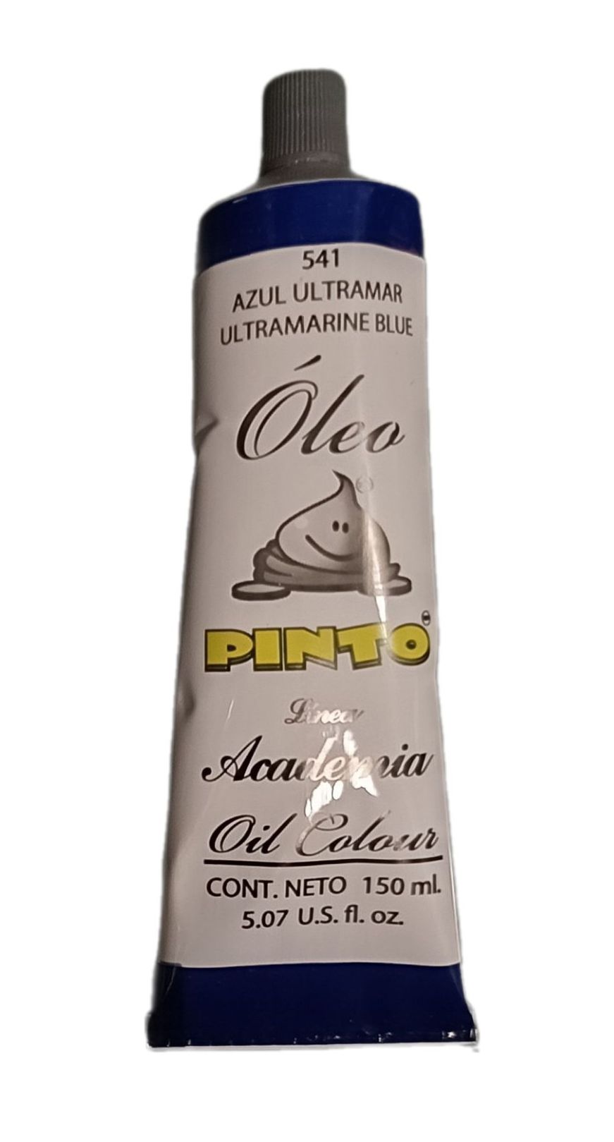 Color Azul Ultramar no. 541, Tubo de oleo de 150 ml Marca Pinto, serie ACADEMIA