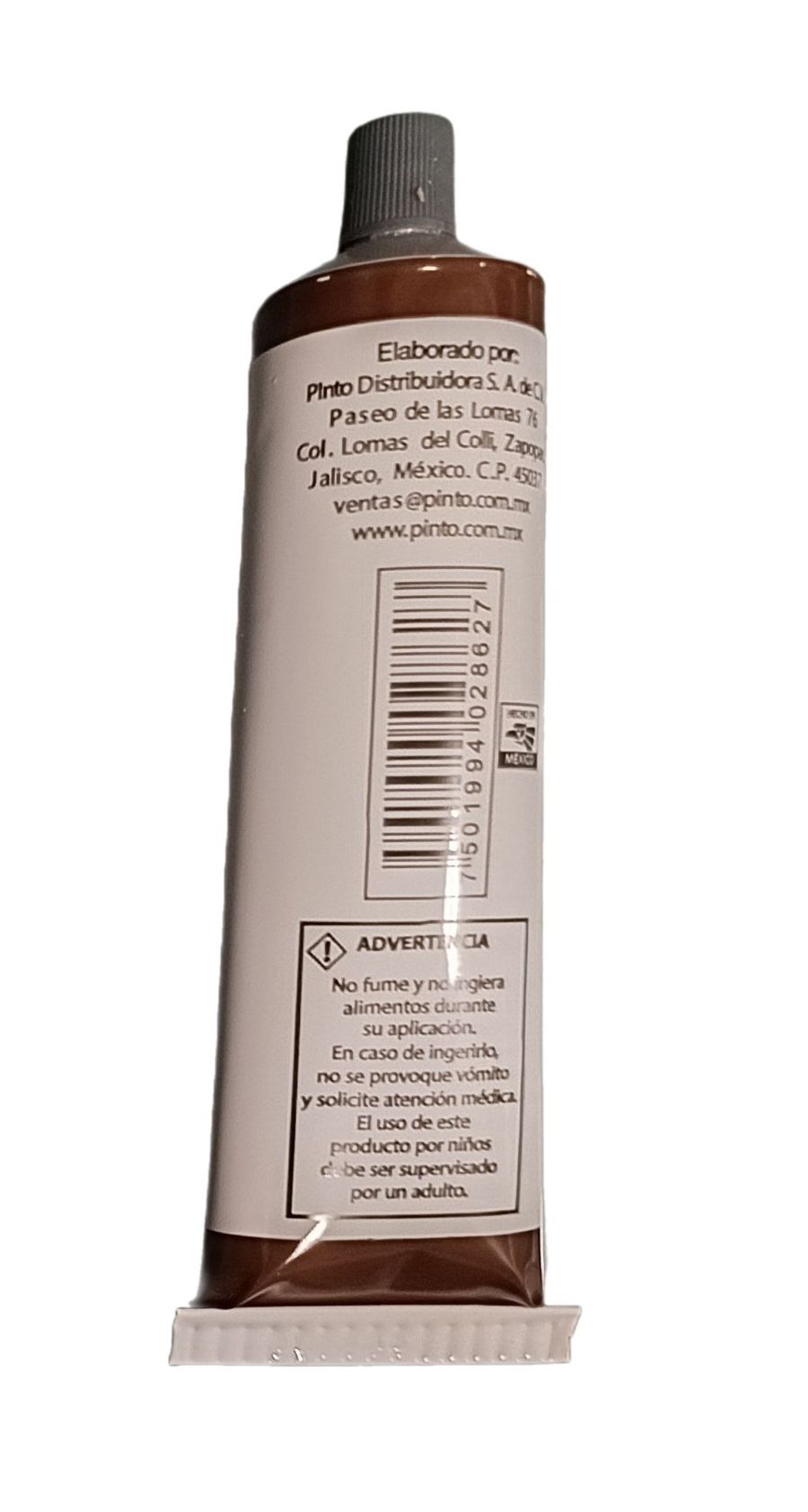 Color Sombra Tostada no. 562, Tubo de oleo de 150 ml Marca Pinto, serie ACADEMIA