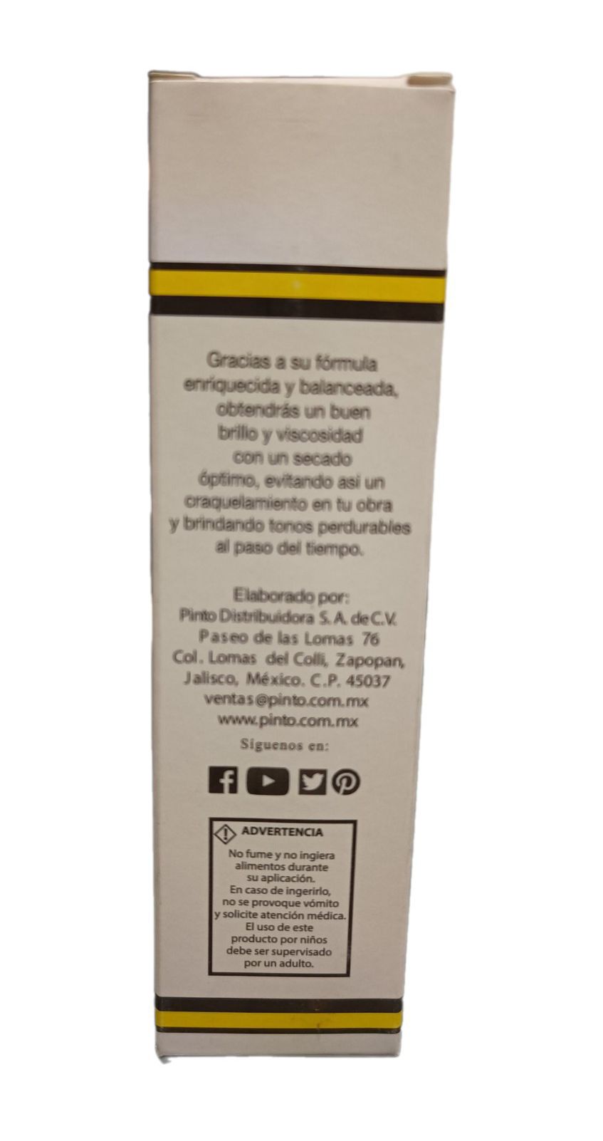 Color Negro Marfil no. 563, Tubo de oleo de 150 ml Marca Pinto, serie ACADEMIA
