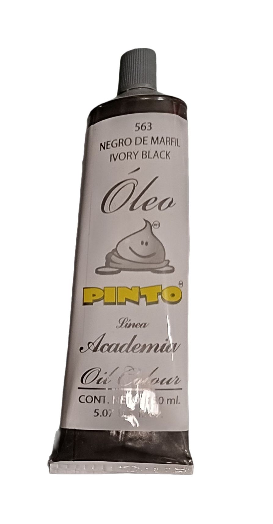 Color Negro Marfil no. 563, Tubo de oleo de 150 ml Marca Pinto, serie ACADEMIA