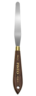 Espátula grande de pintura marca PINTO ITALY con mango de madera, herramienta de mezcla de colores, modelo PK52
