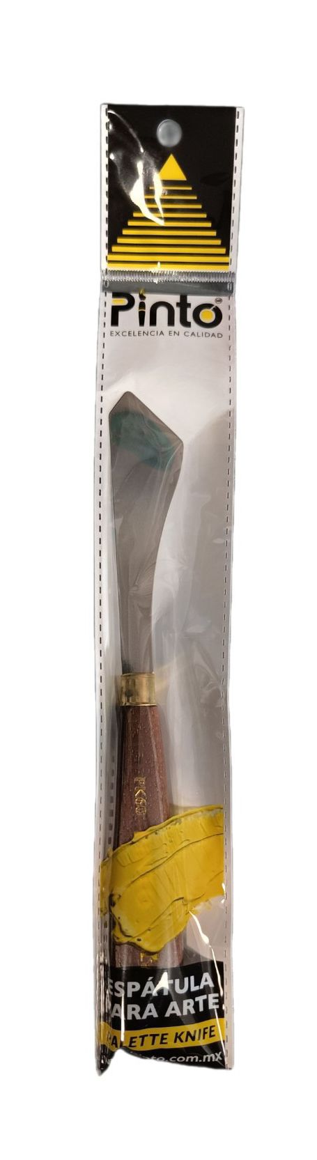 Espátula grande de pintura marca PINTO ITALY con mango de madera, herramienta de mezcla de colores, modelo PK60