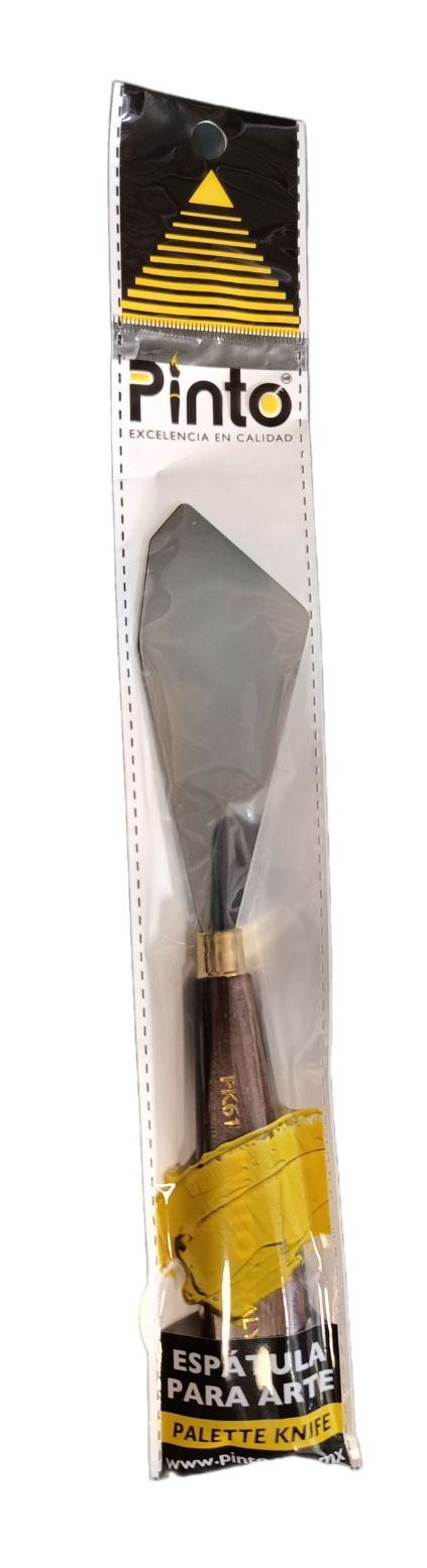 Espátula grande de pintura marca PINTO ITALY con mango de madera, herramienta de mezcla de colores, modelo PK61