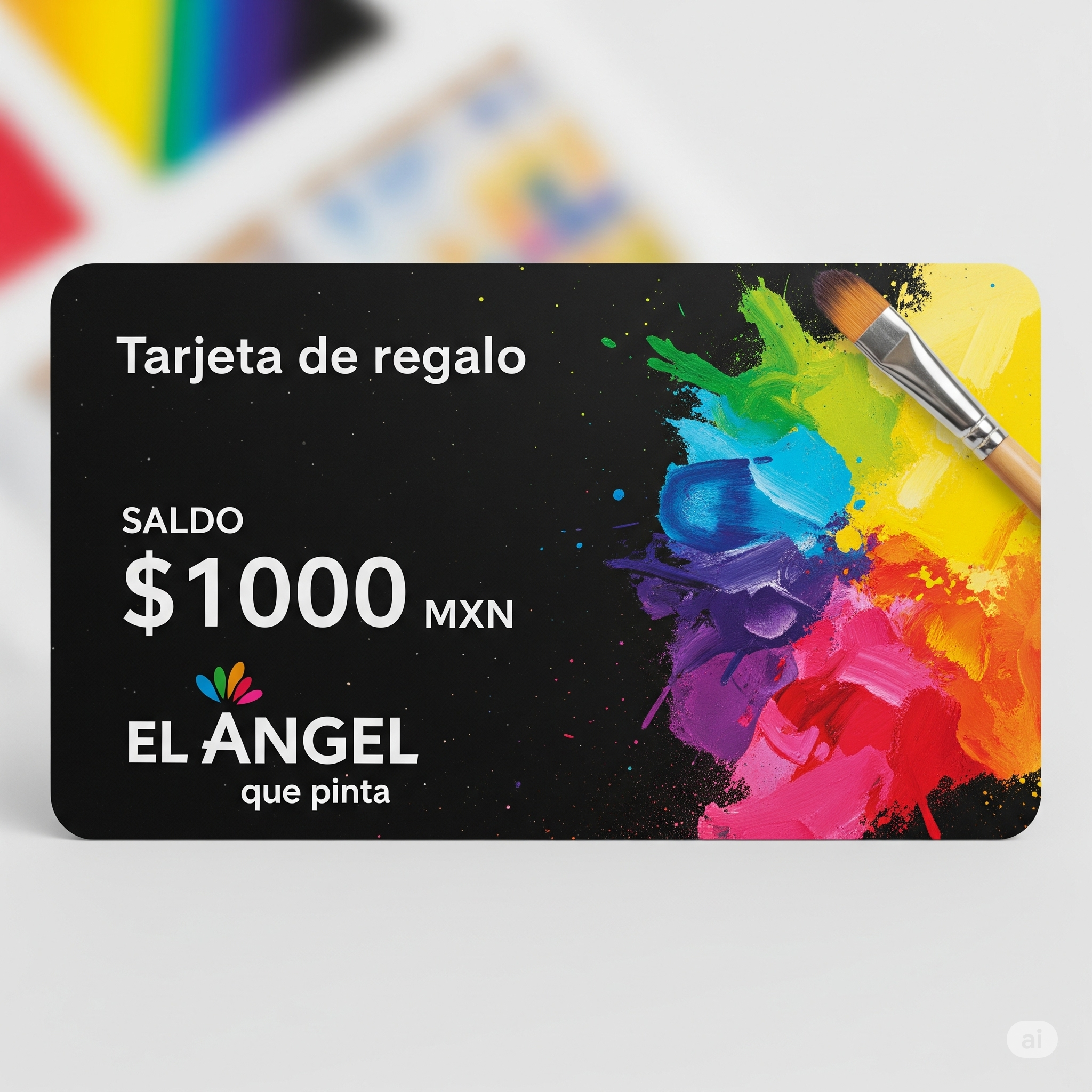 Tarjeta de regalo "El ángel que pinta", $1000 MXN