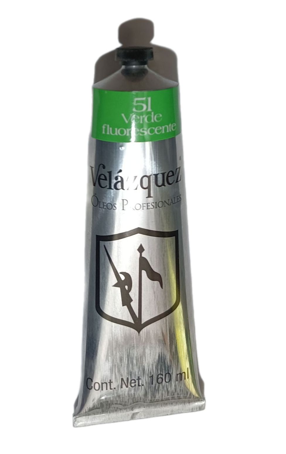 Velazquez, Oleos profesionales, alta calidad, No.51 Verde flourescente, tubo de 160 ml, 58 opciones de color