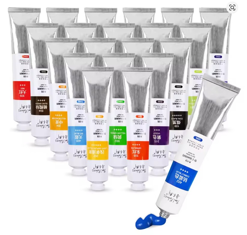 Paquete de 20 oleos alquídicos marca Paul Rubens