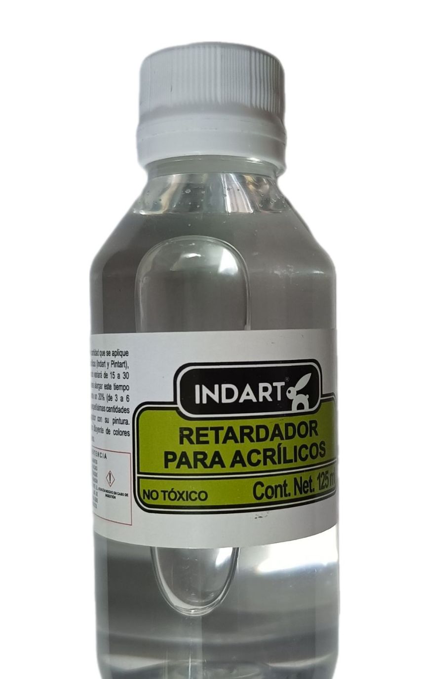 Retardador para pintura acrilica, marca INDART, 125 ml de capacidad