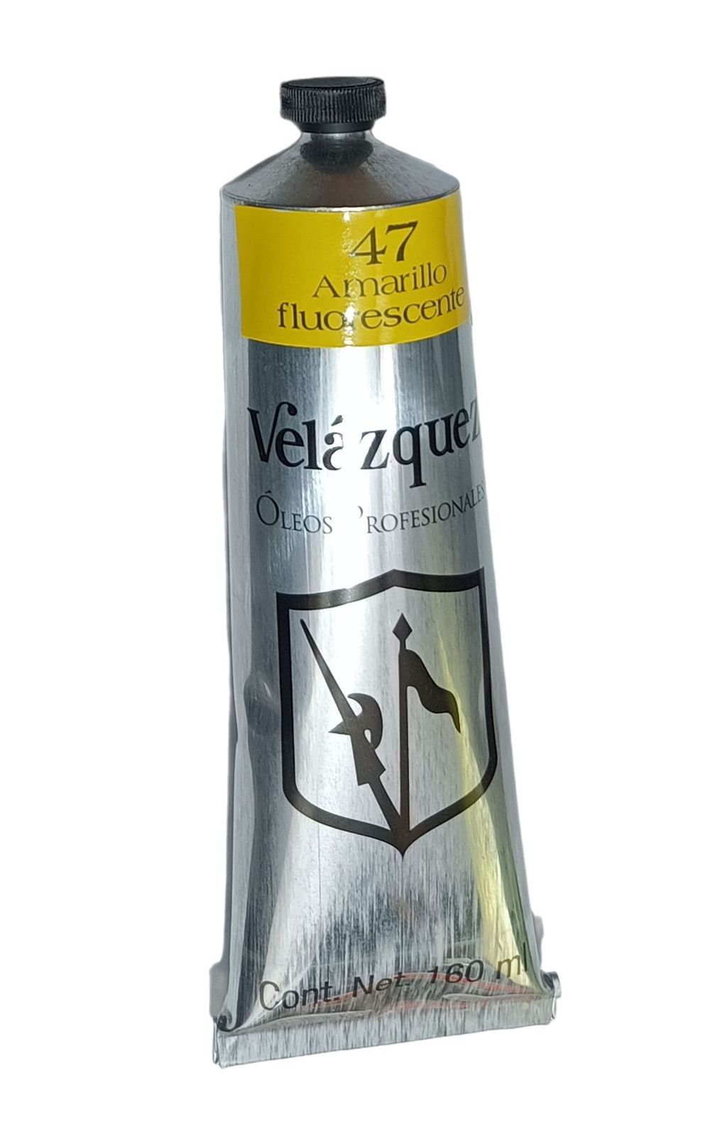 Velazquez, Oleos profesionales, alta calidad, No.47 Amarillo flourescente, tubo de 160 ml, 58 opciones de color