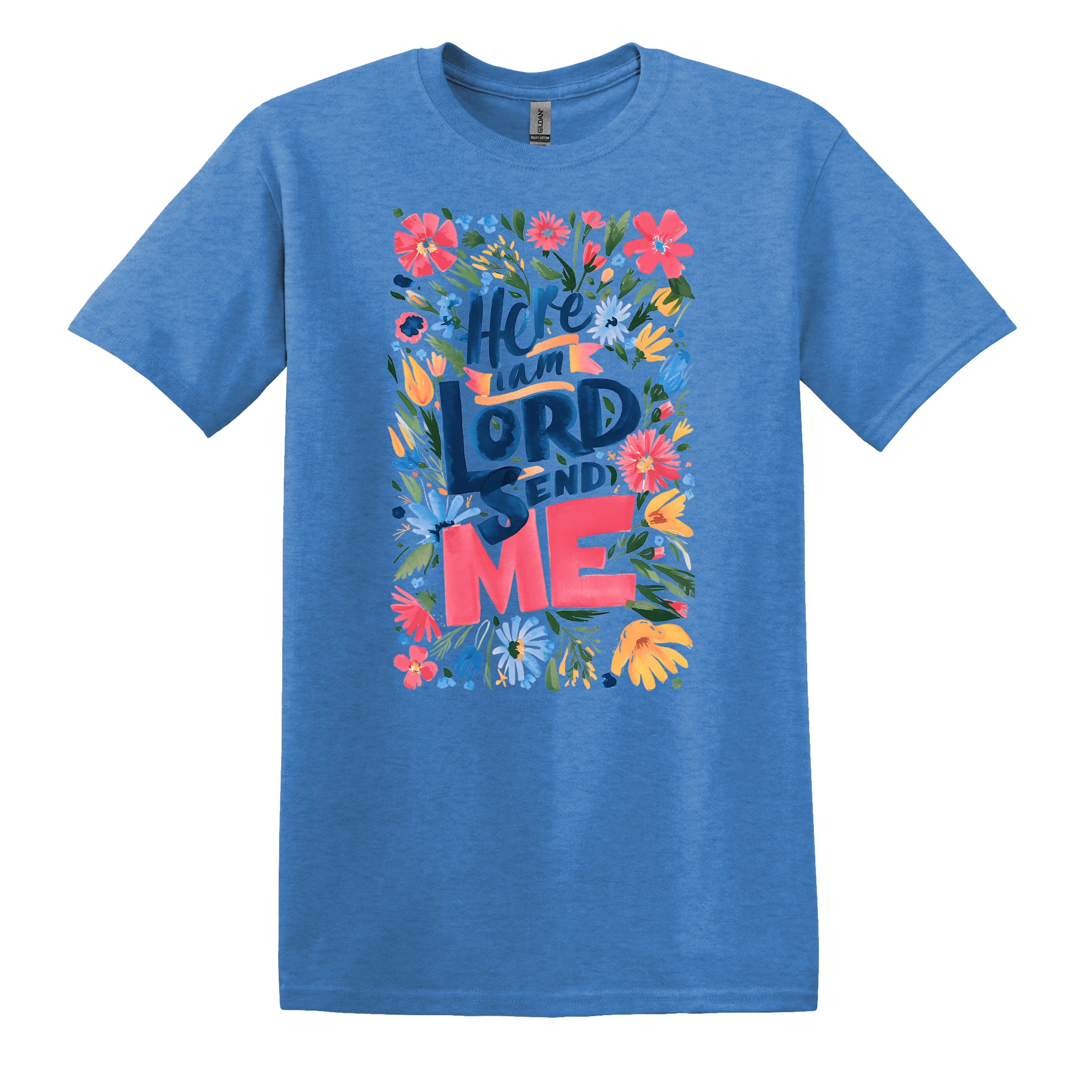 Here I am Send Me Christian T shirt (Item 1121)