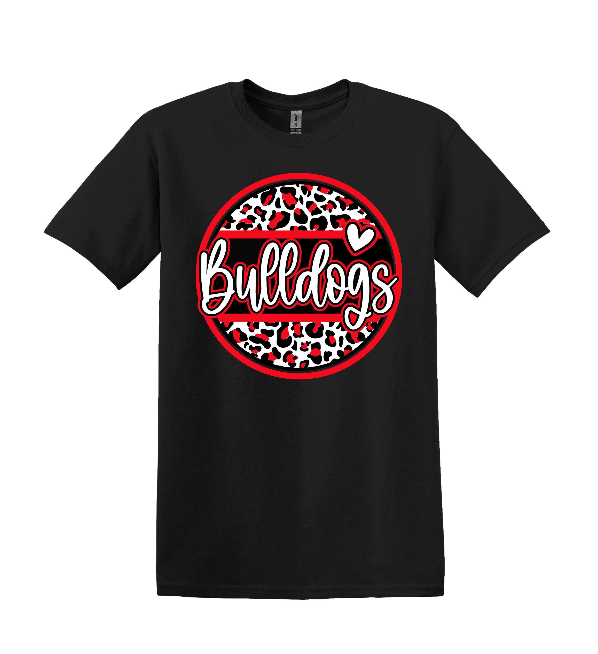 Bulldogs Spirit Shirt - red, green, or blue! (Item #1159)