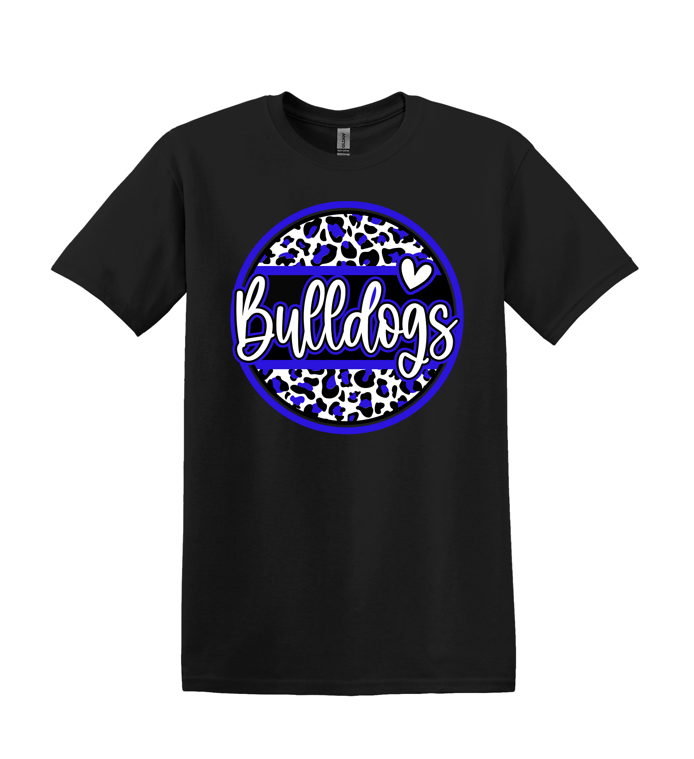 Bulldogs Spirit Shirt - red, green, or blue! (Item #1159)