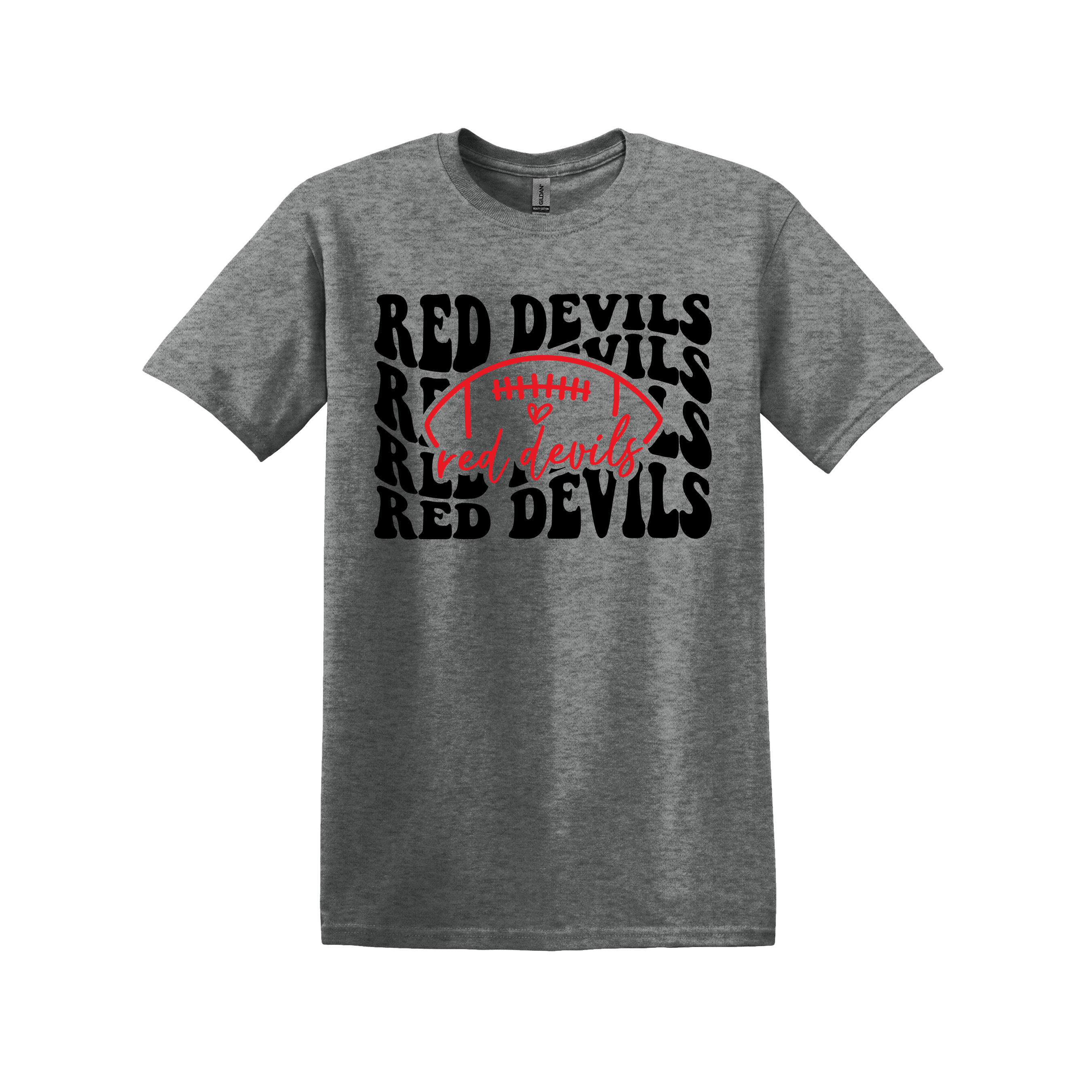 Red Devils Football Spirit Tee (item # 1011)