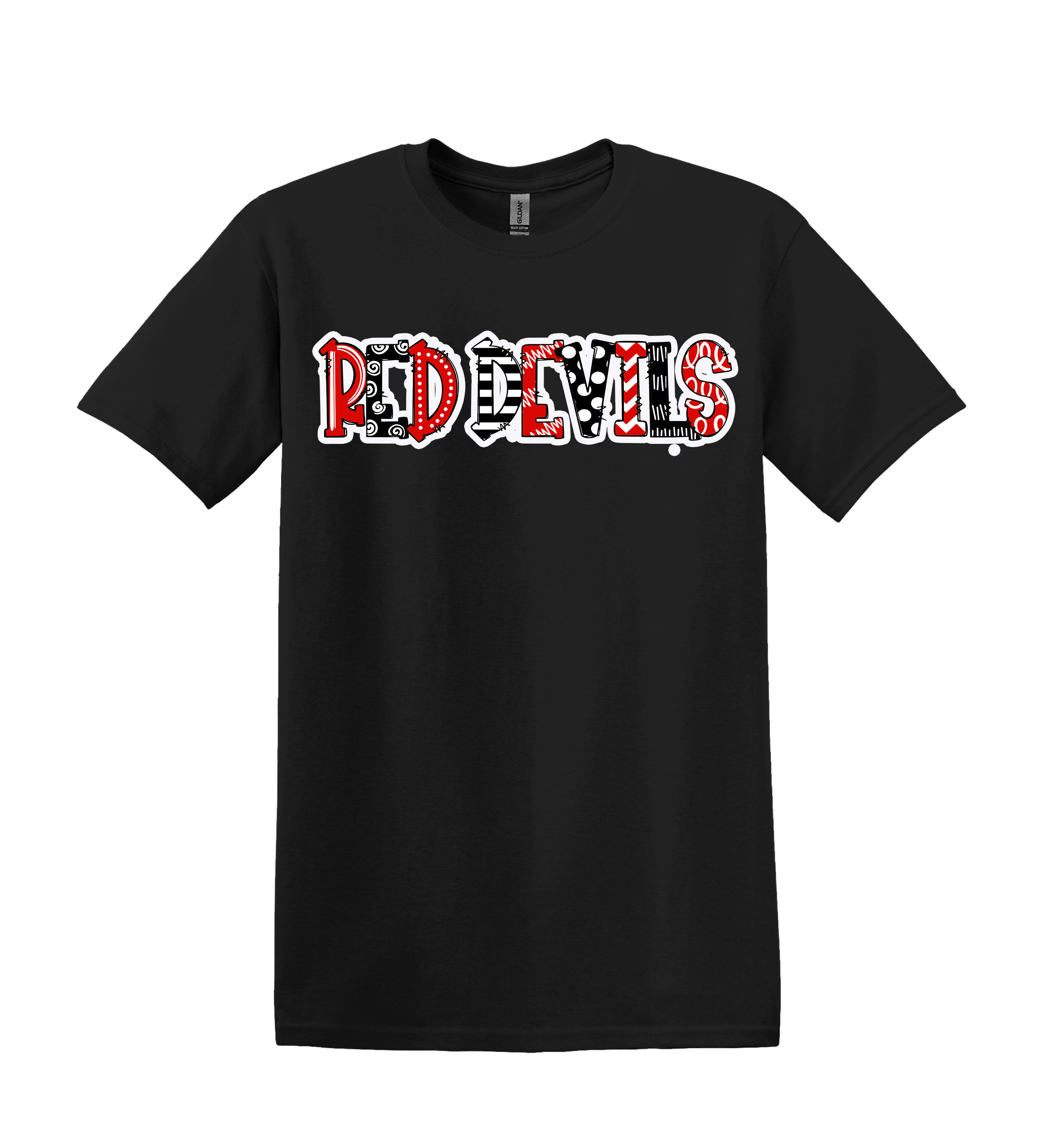 Red Devils Spirit Tee (item #1006)