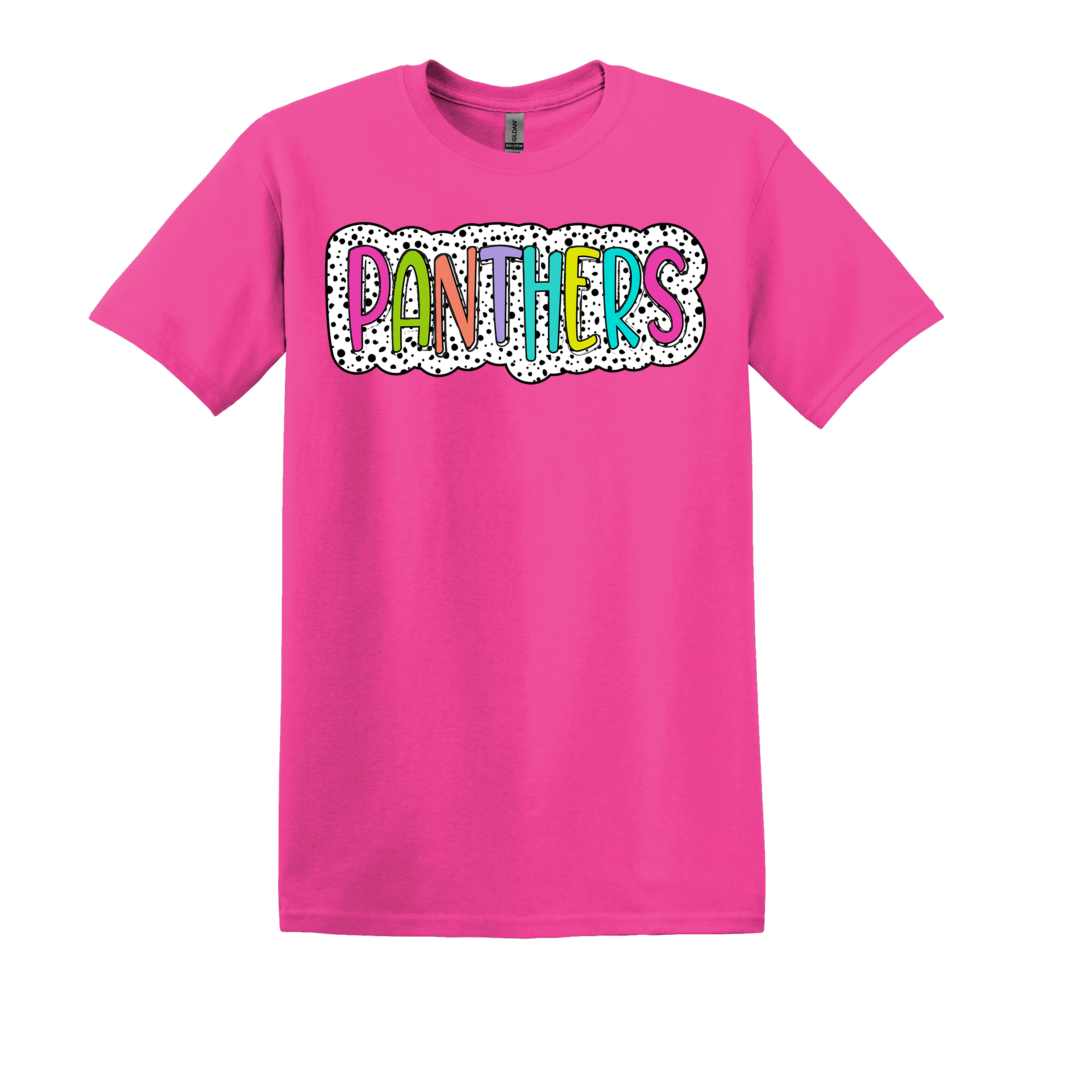  Panthers Spirit Tee - your choice of pink, purple, or sapphire (item #1040)