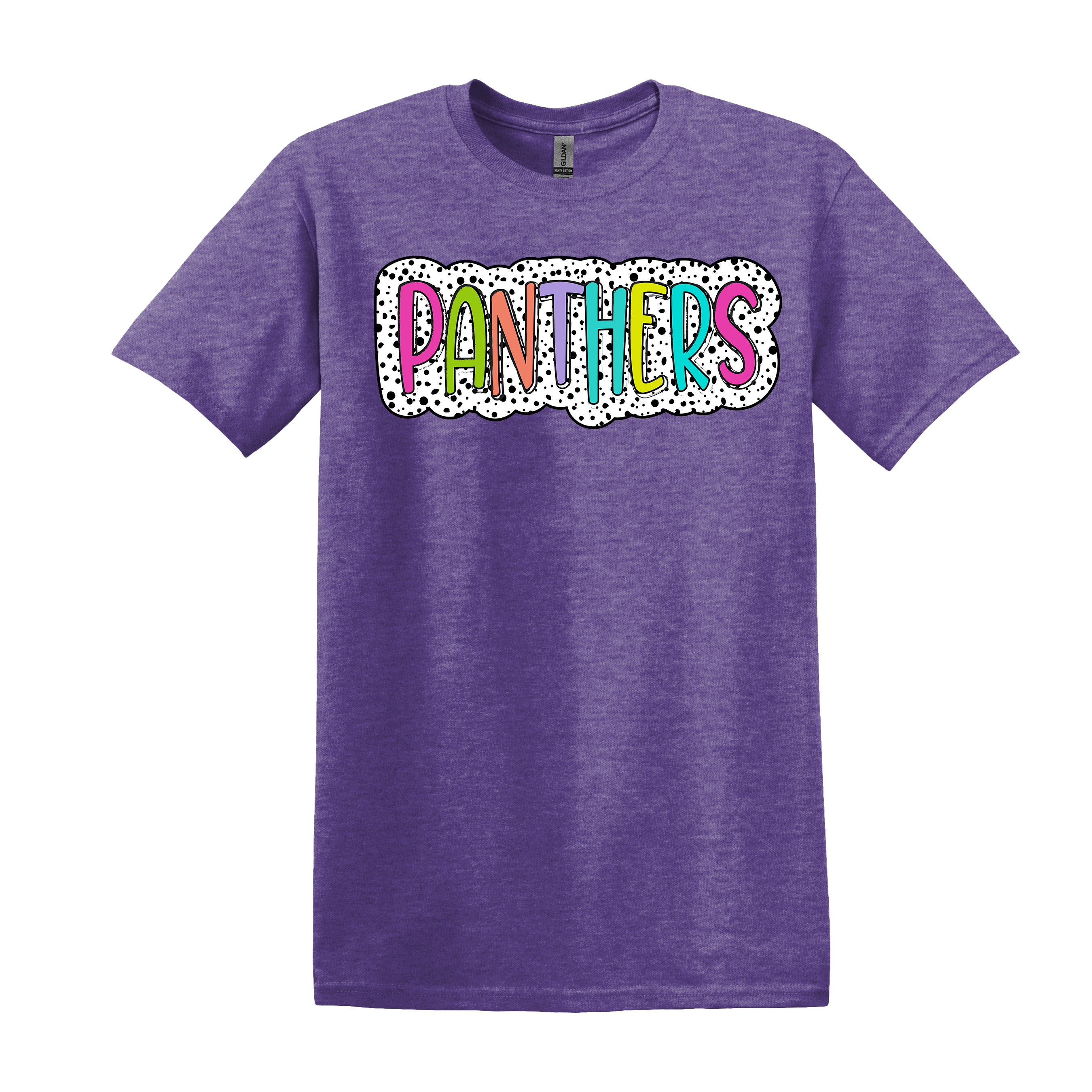  Panthers Spirit Tee - your choice of pink, purple, or sapphire (item #1040)