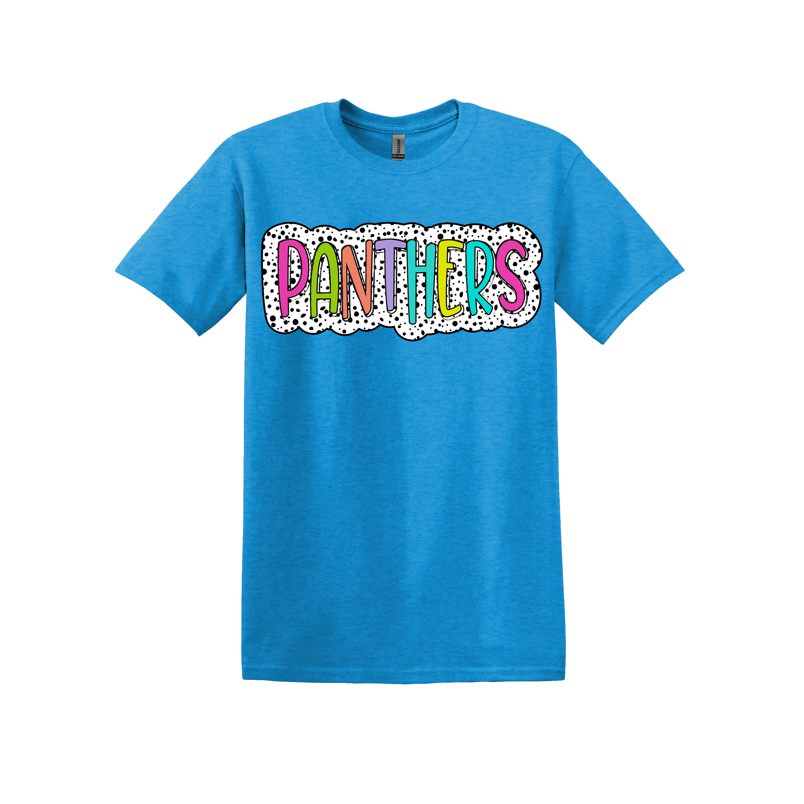  Panthers Spirit Tee - your choice of pink, purple, or sapphire (item #1040)