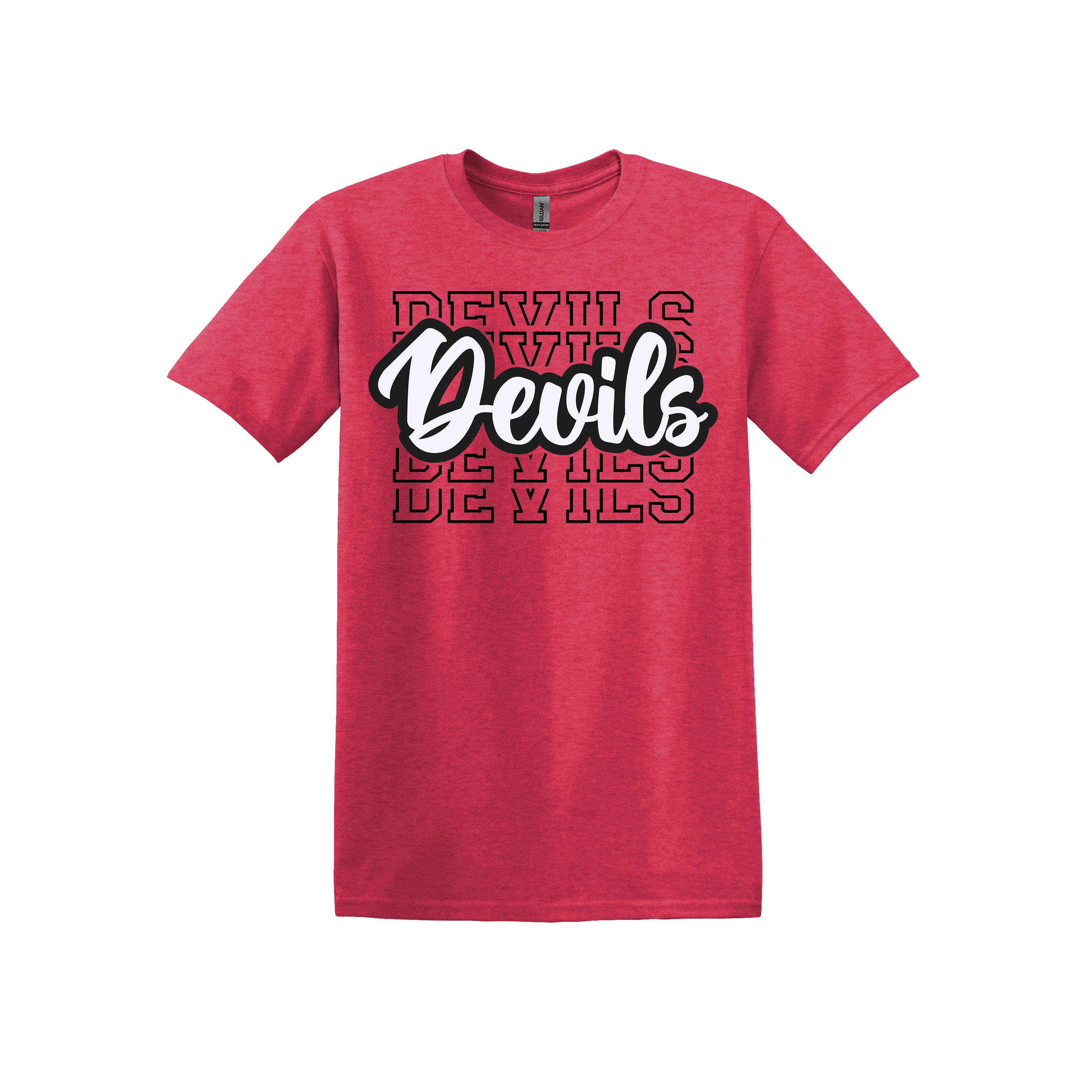 Devils Spirit Shirt - choice of red or black (item #1004)