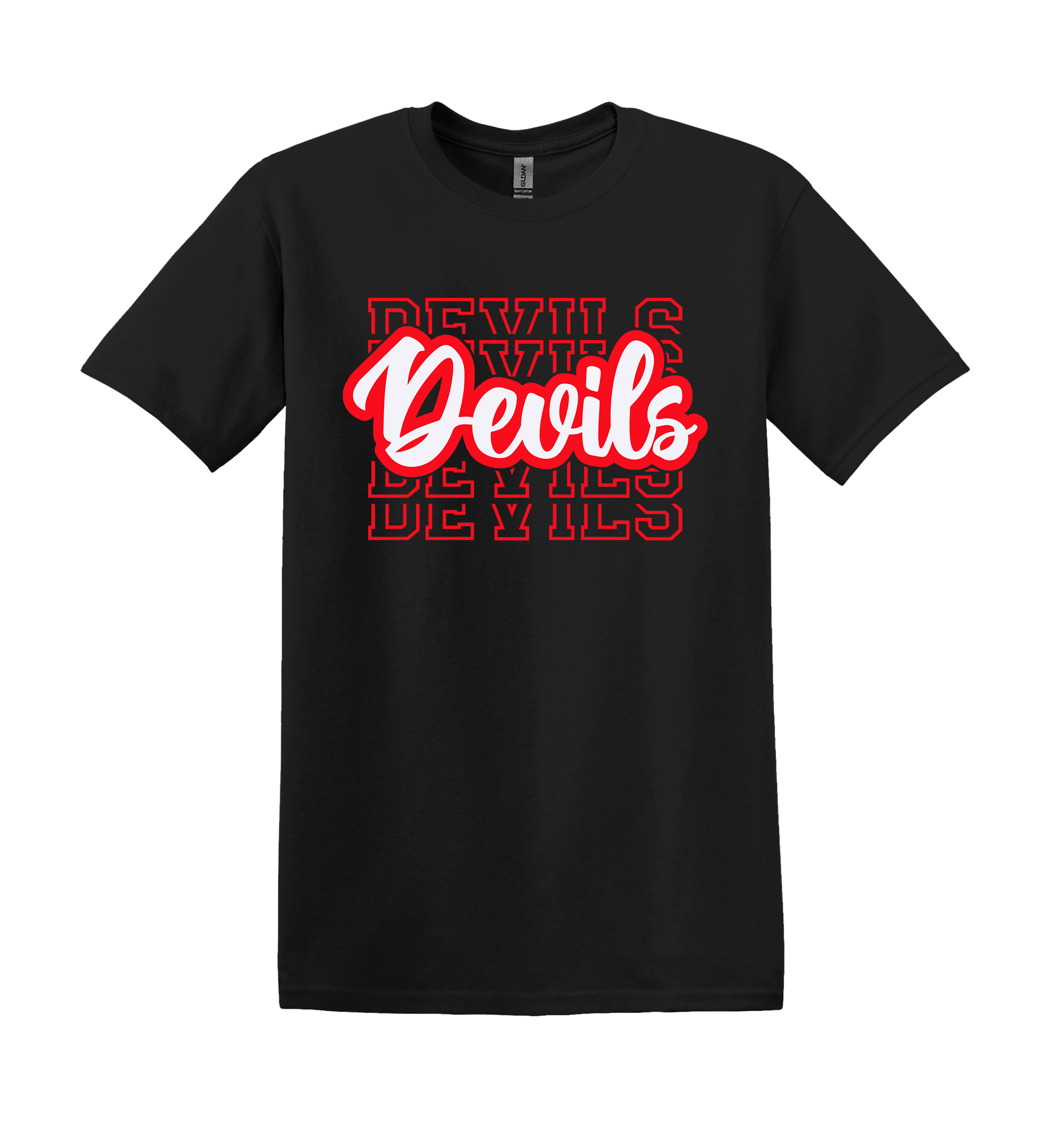 Devils Spirit Shirt - choice of red or black (item #1004)