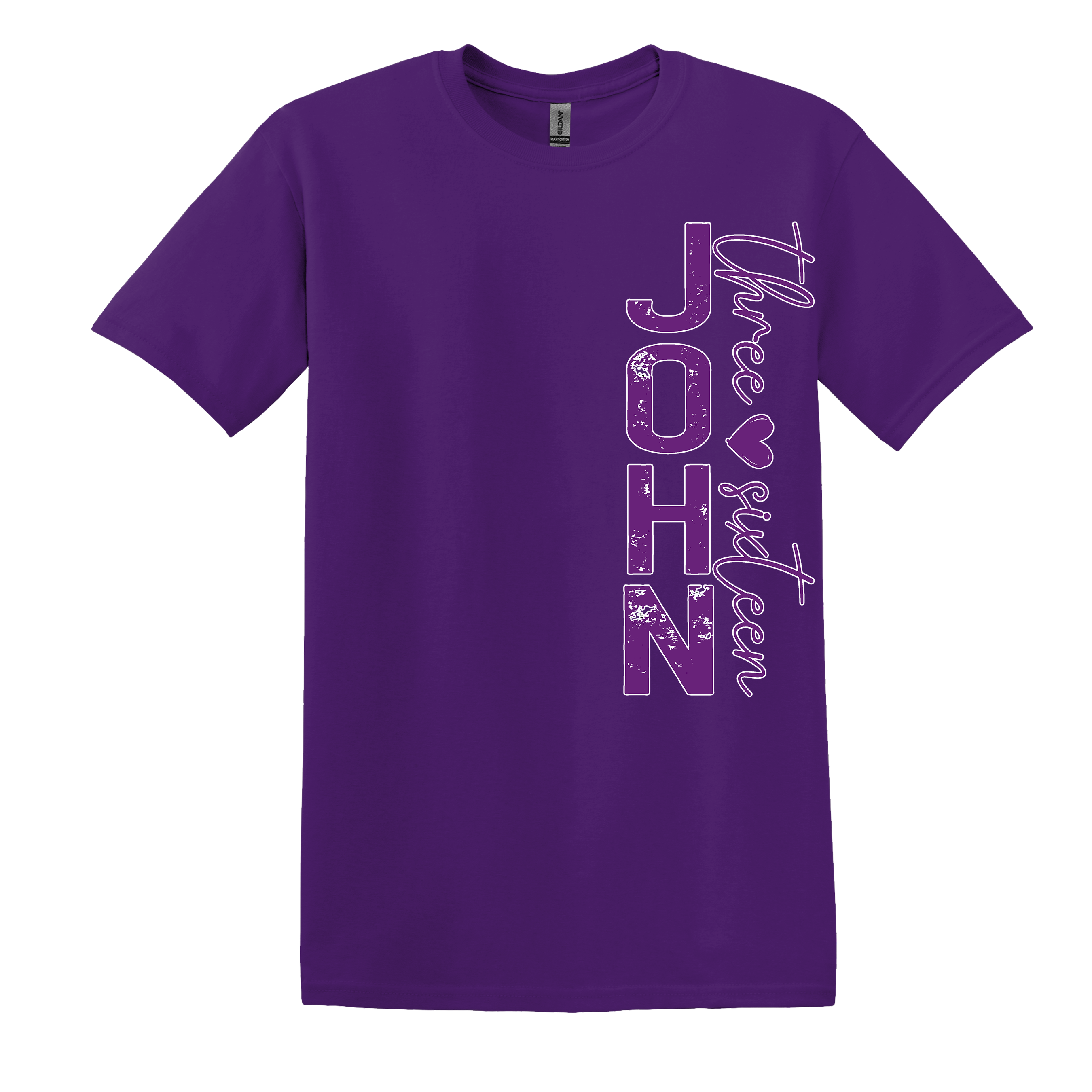 John 3:16 Front & Back Christian Tee (Item #1129)