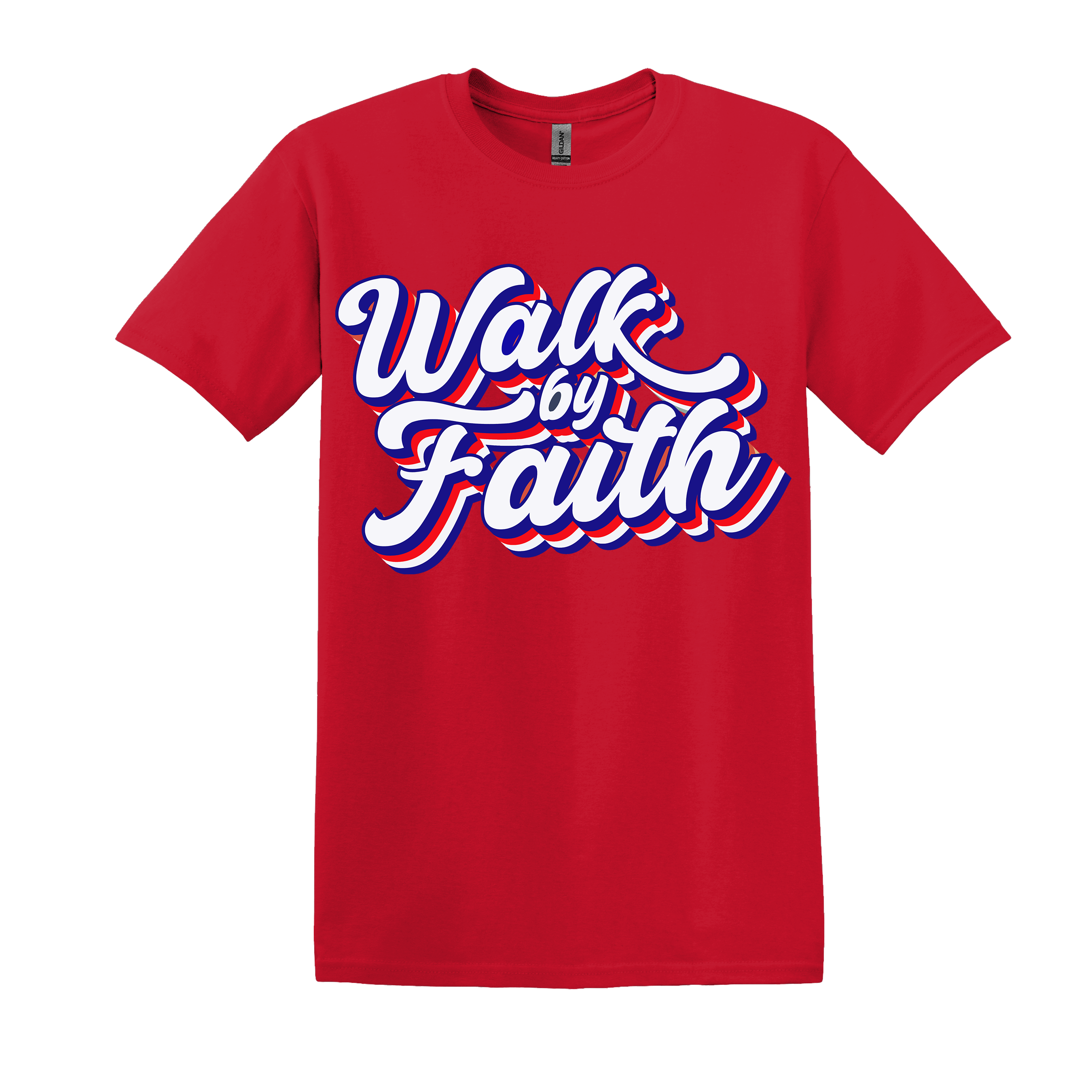 Walk By Faith Christian Tee (Item #1130)