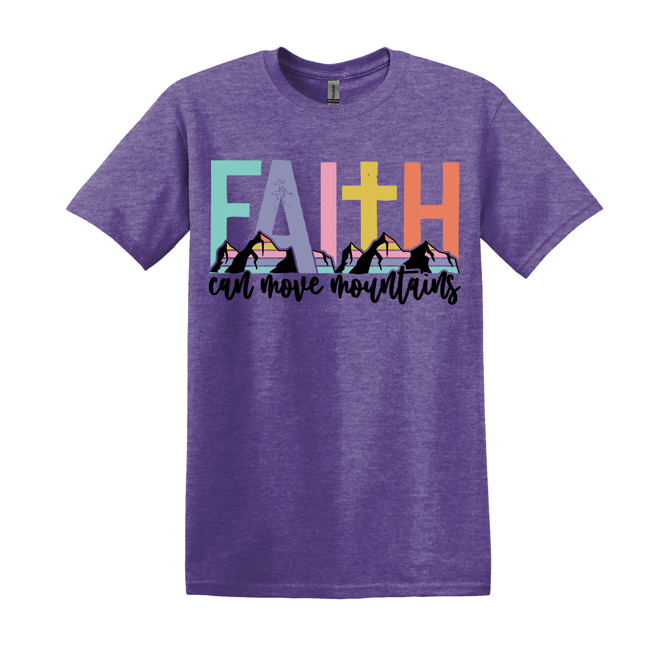 Faith Can Move Mountains Christian Tee (Item #1132)