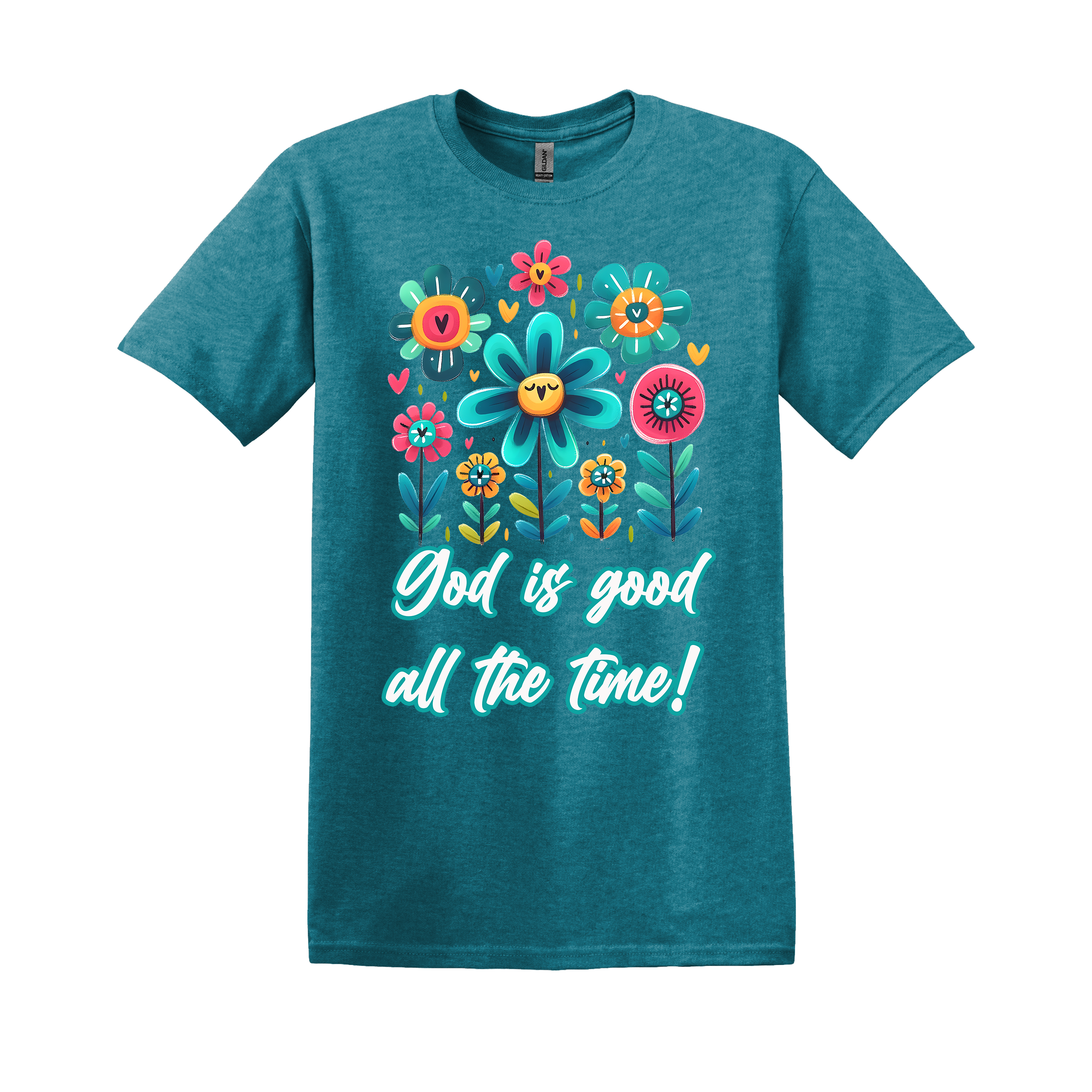 God is Good All The Time Christian Tee (Item #1141)