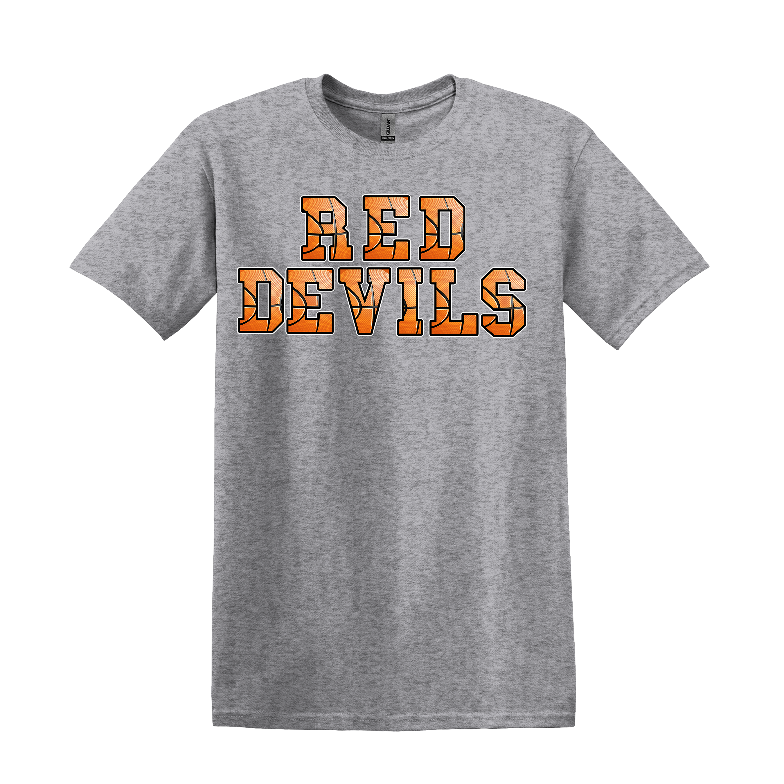 Huntington Red Devils Basketball Tee (item #1023)