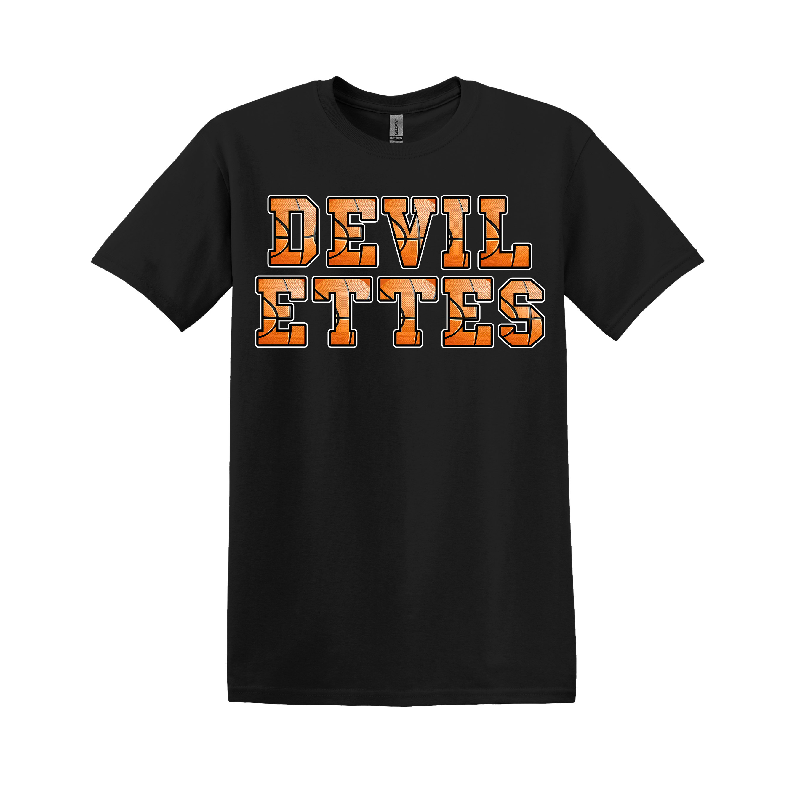 Huntington Devilettes Basketball Tee (item #1024)