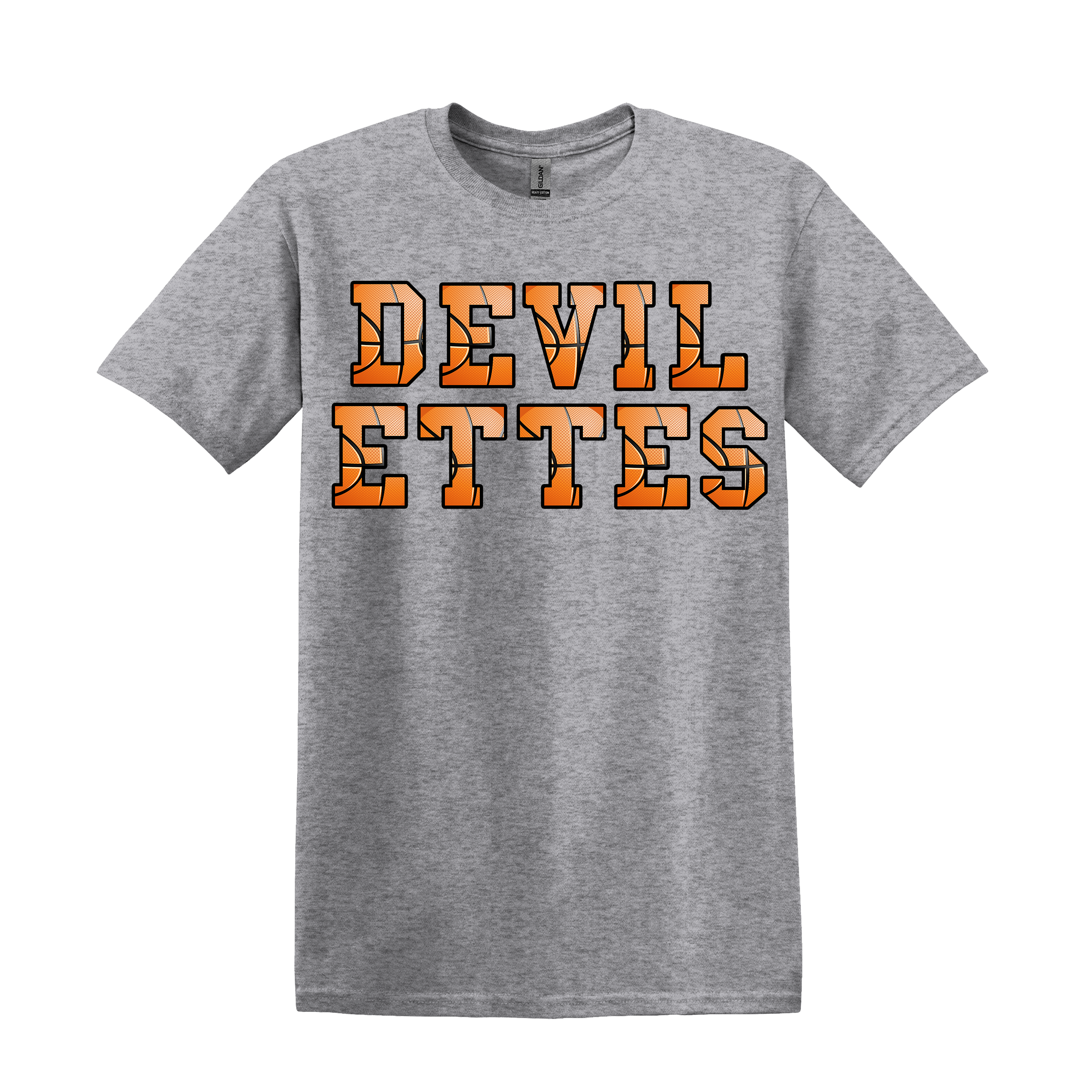 Huntington Devilettes Basketball Tee (item #1024)