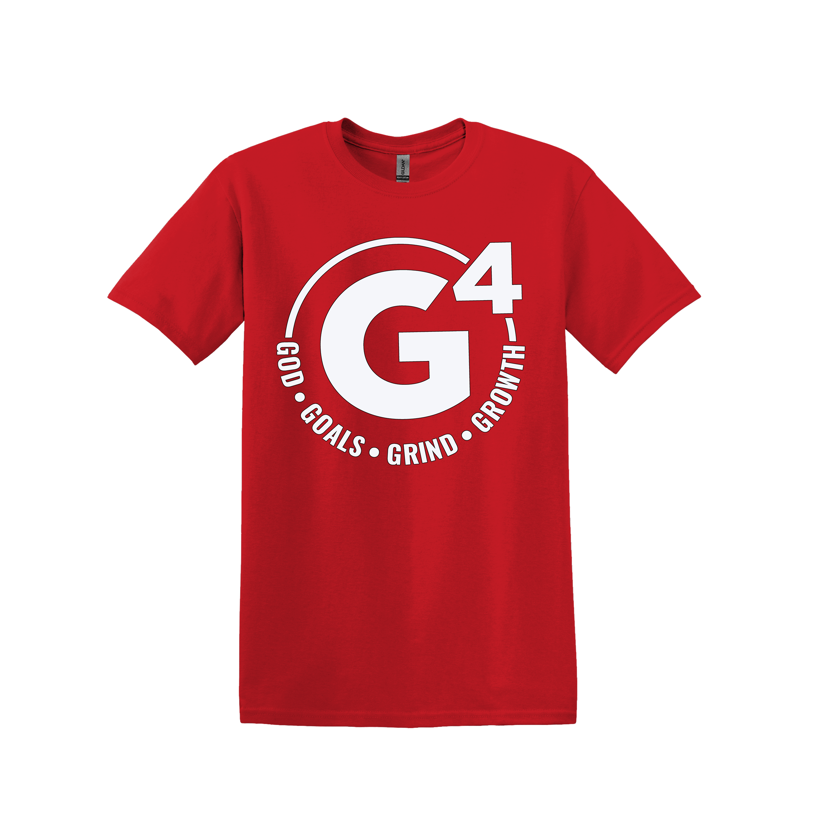 G4..God, Goals, Grind, Growth Christian T-Shirt (Item #1143)