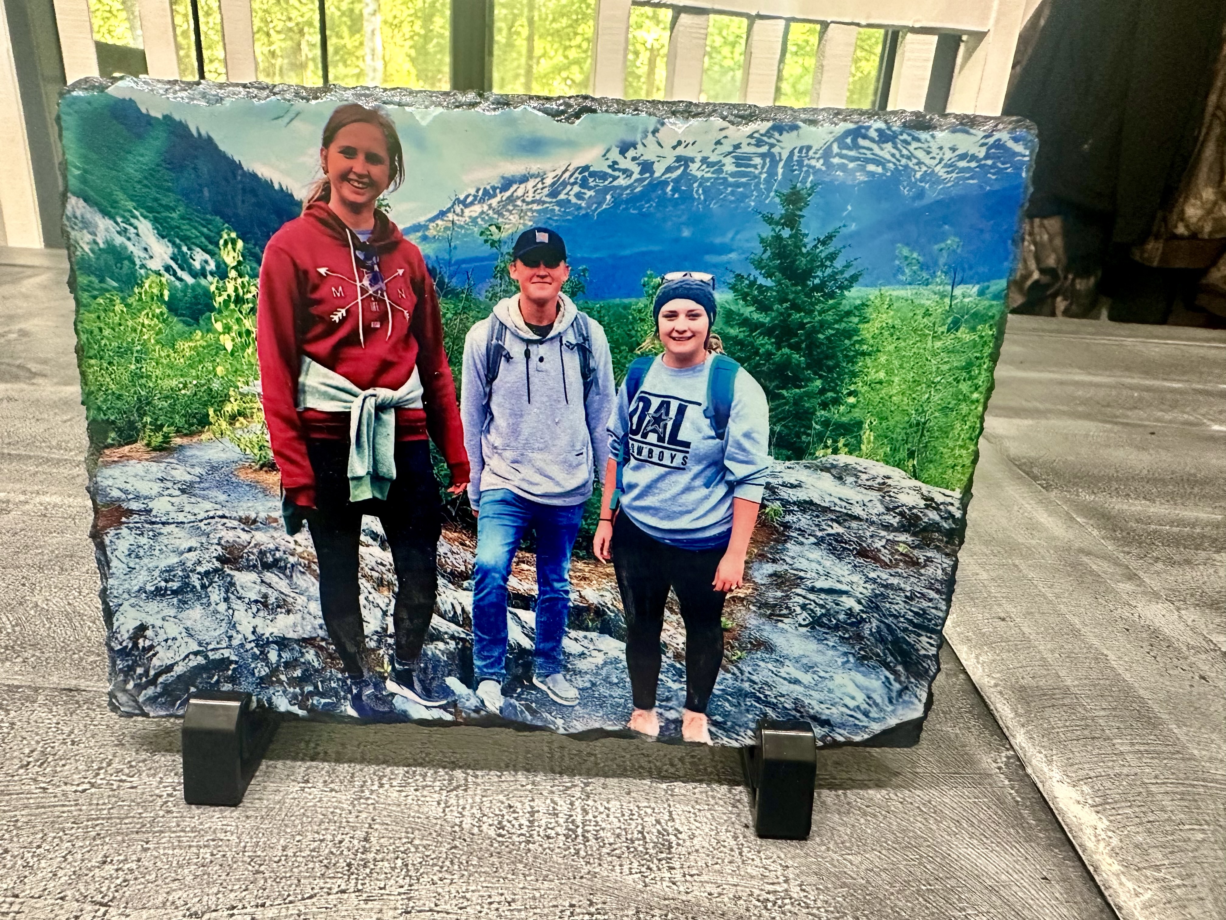 Personalized Photo Slate w/ stand