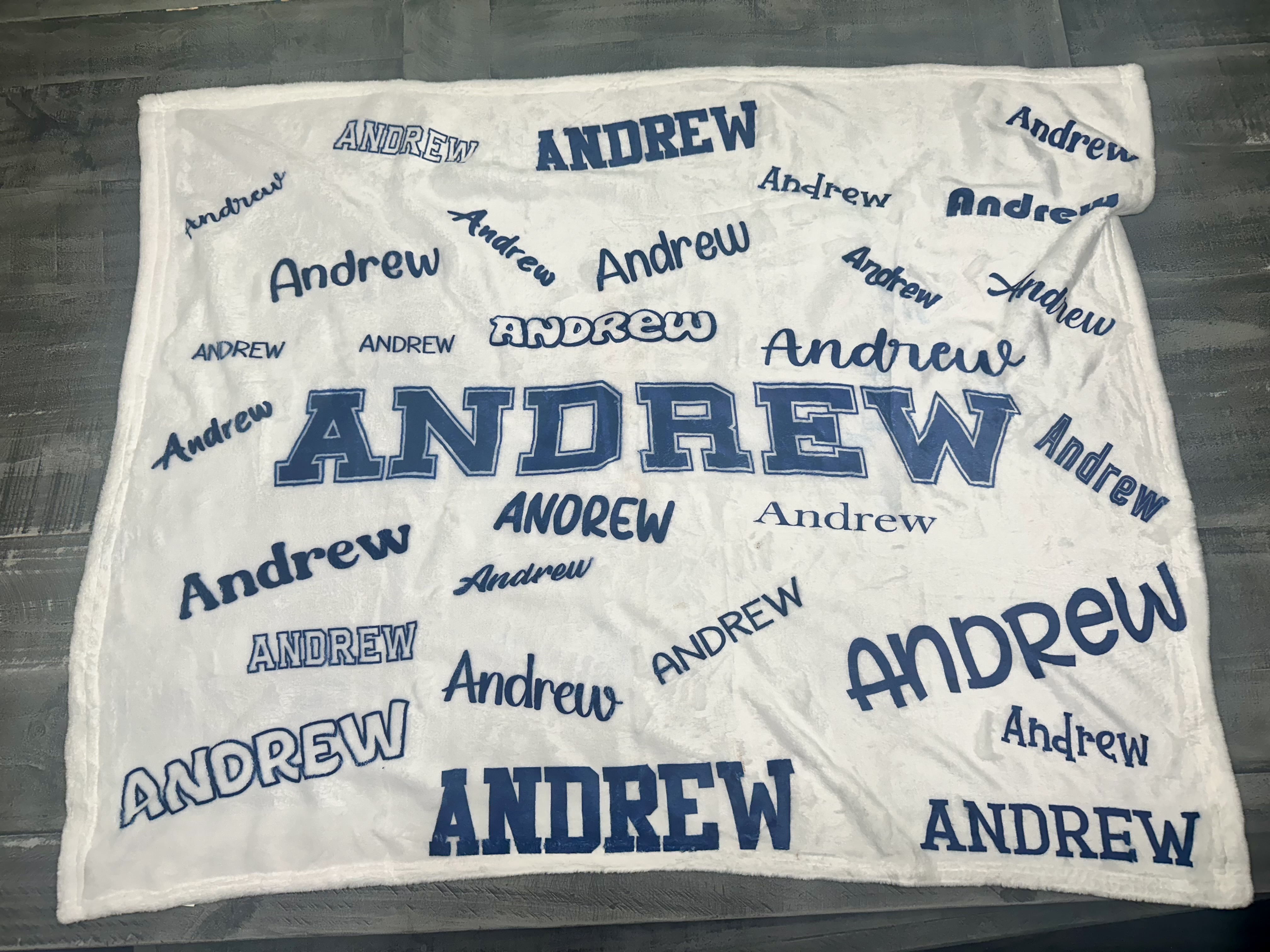 Personalized Baby Name Blanket